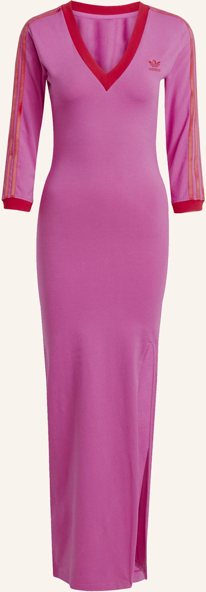 Thumbnail - Adidas Originals Jerseykleid Mit 3/4-Arm pink