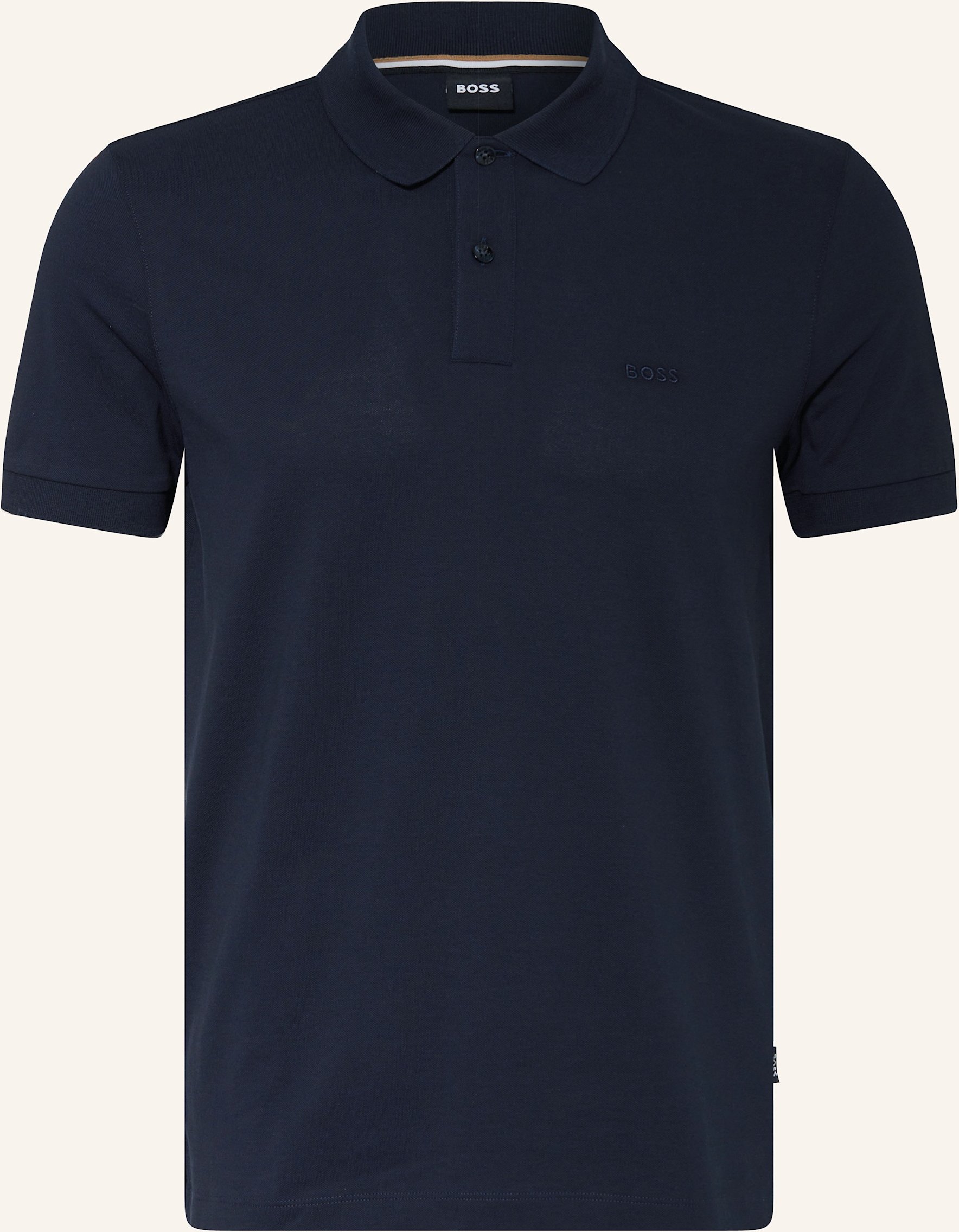 Boss Piqué-Poloshirt Pallas Regular Fit blau