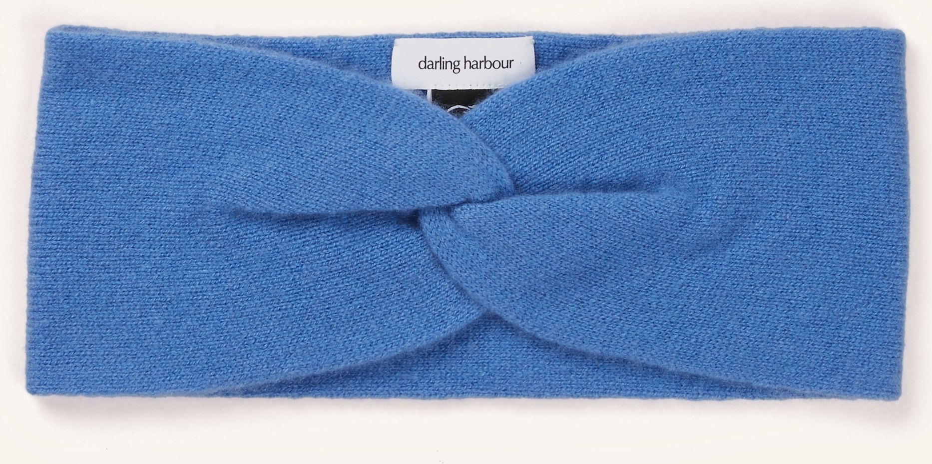 Darling Harbour Stirnband Aus Cashmere blau