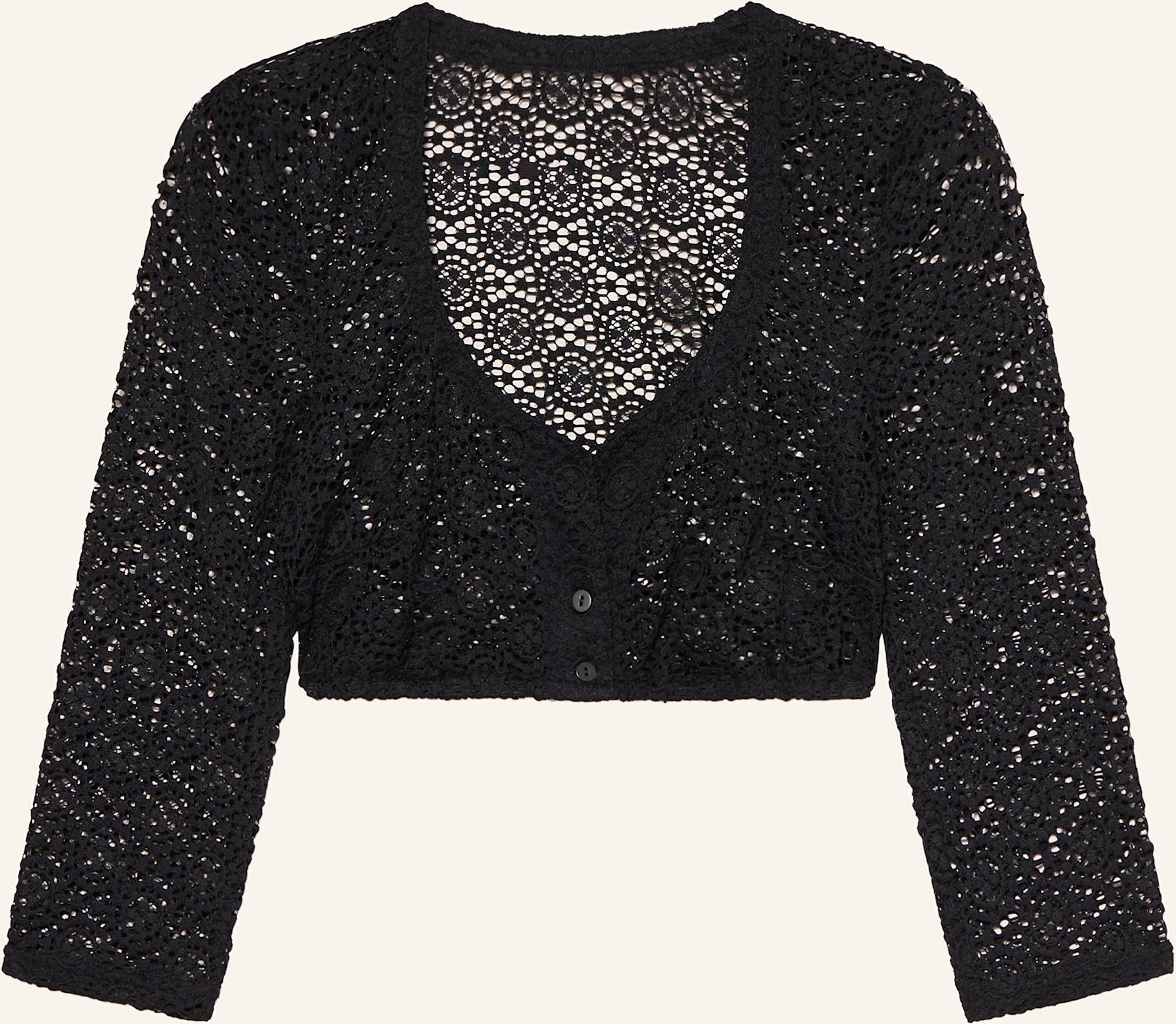 Thumbnail - Johann & Johanna Dirndlbluse Aus Spitze Mit 3/4-Arm schwarz