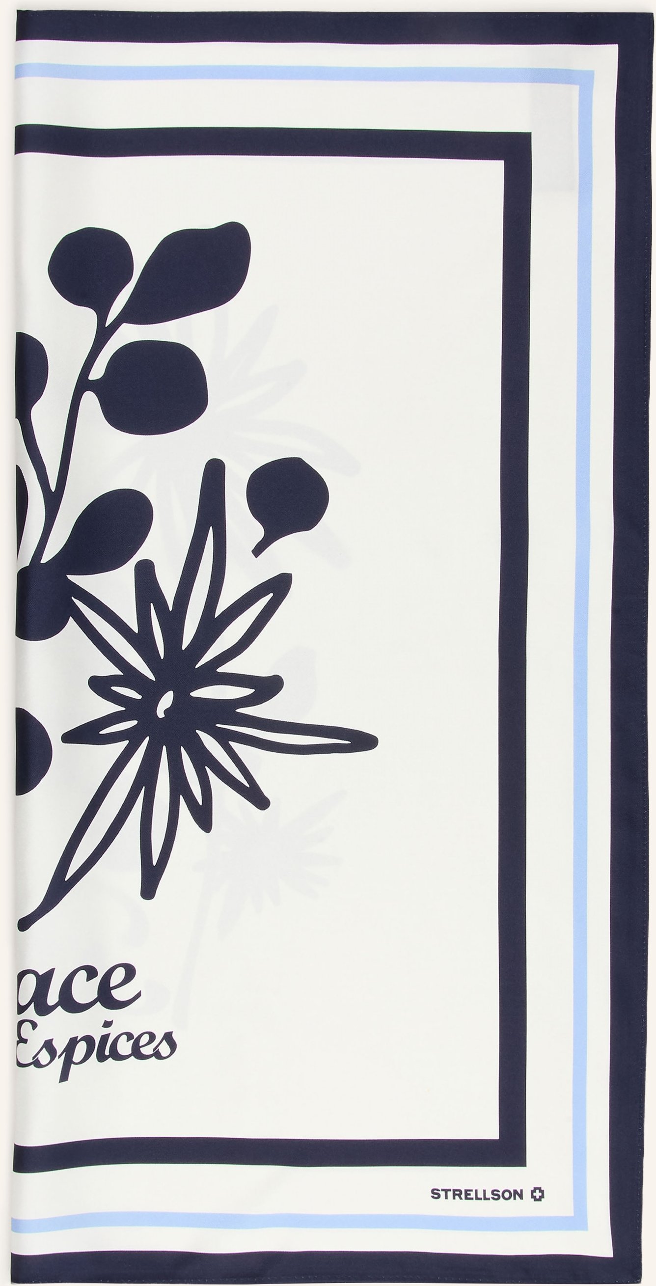 Strellson Seidentuch blau