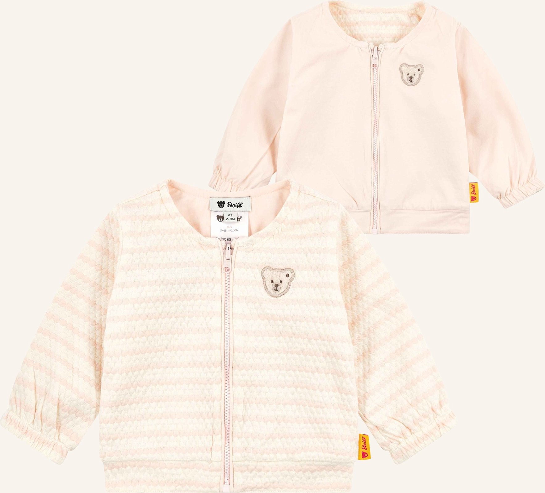 Steiff Wendejacke Sweat Western Core rosa