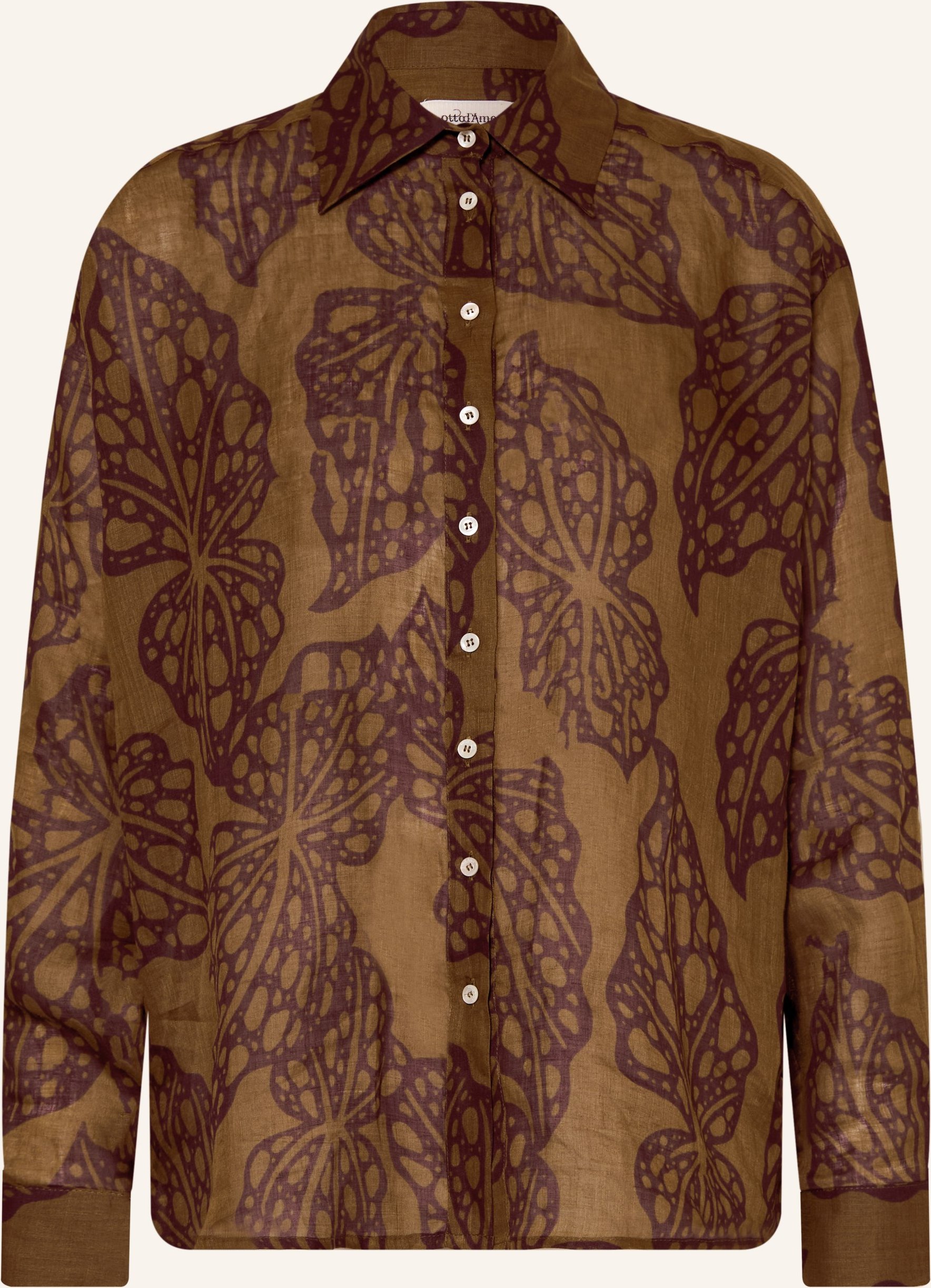 Ottod'ame Hemdbluse braun