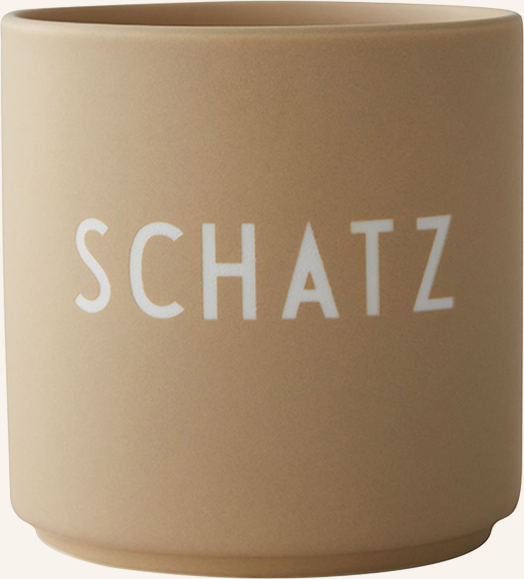 Design Letters Becher beige