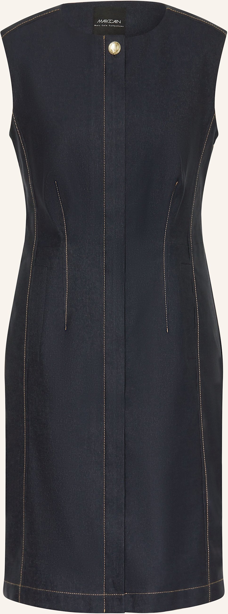 Marc Cain Etuikleid In Jeansoptik blau