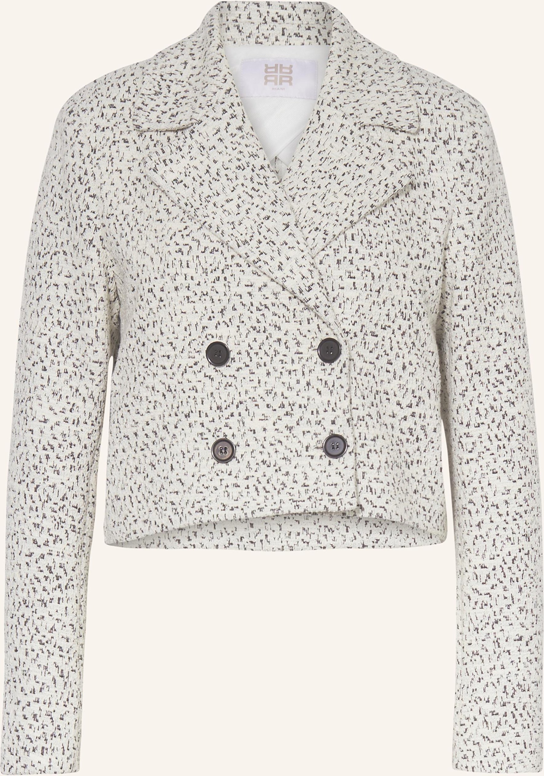 Riani Tweed-Jacke weiss