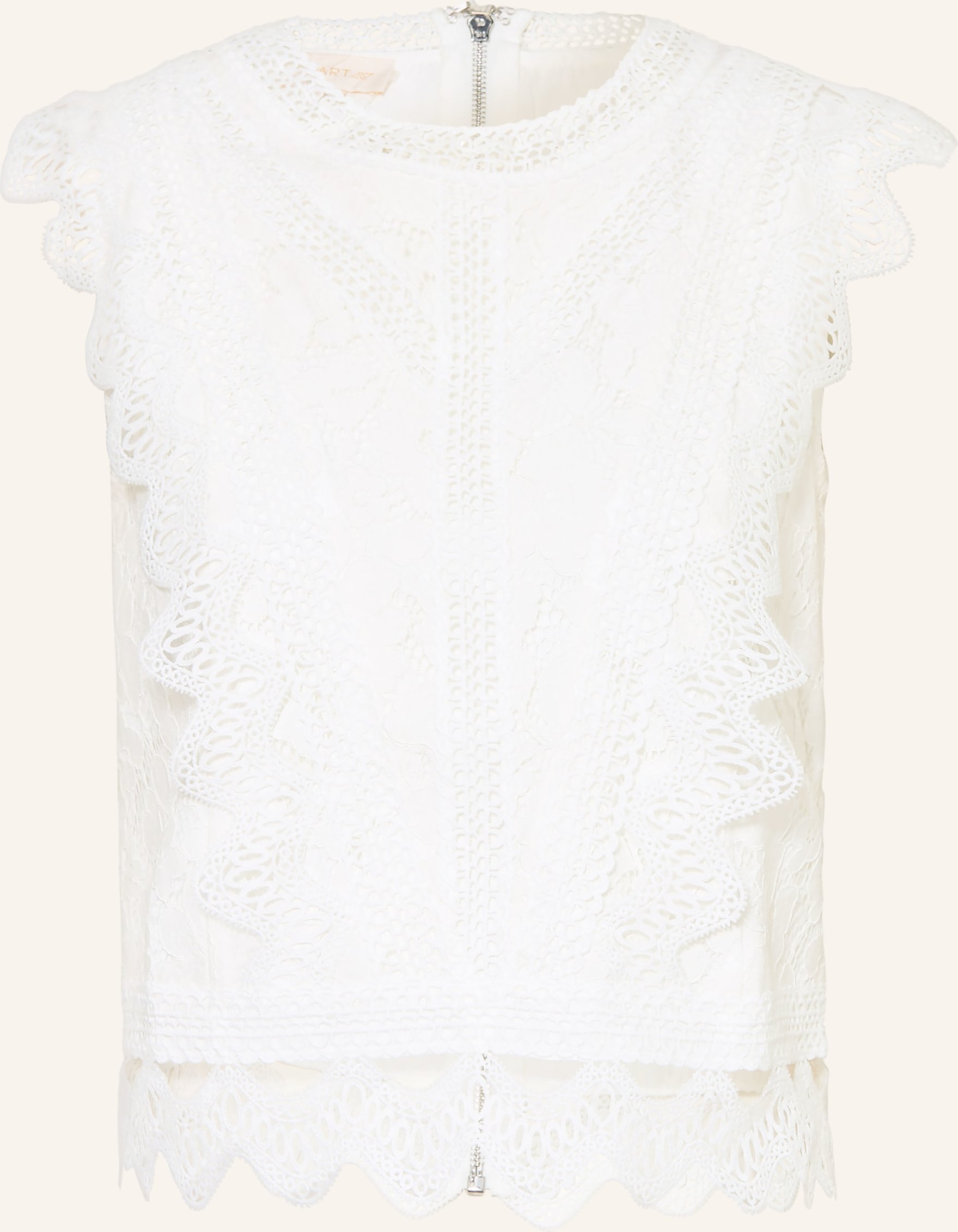 Apart Blusentop Aus Spitze weiss