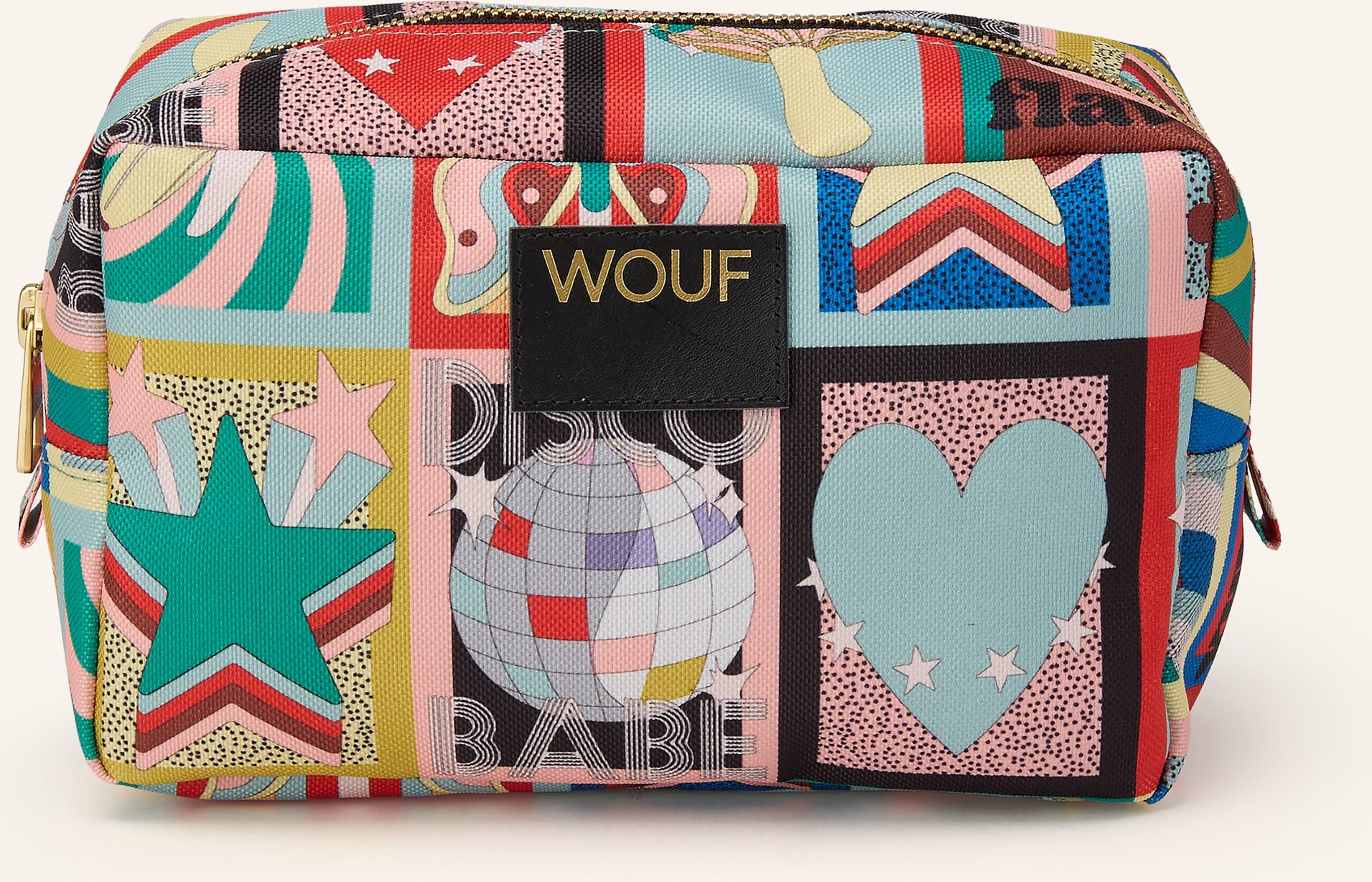 Wouf Kosmetiktasche Discobabe gruen