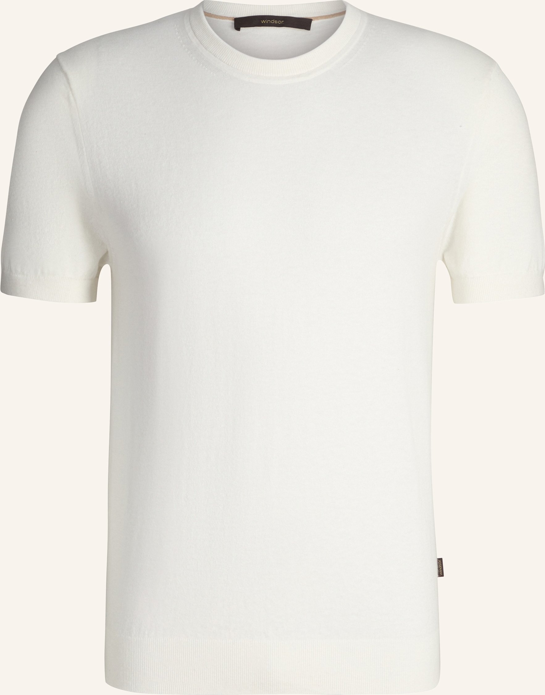 Windsor. Strickshirt weiss