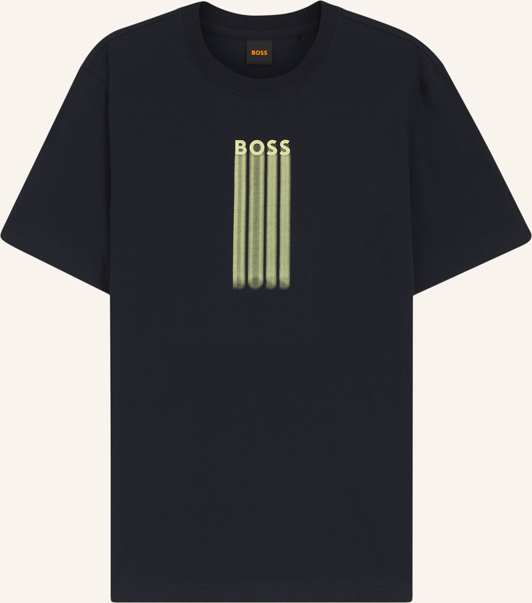 Boss T-Shirt Te_Bass Regular Fit blau