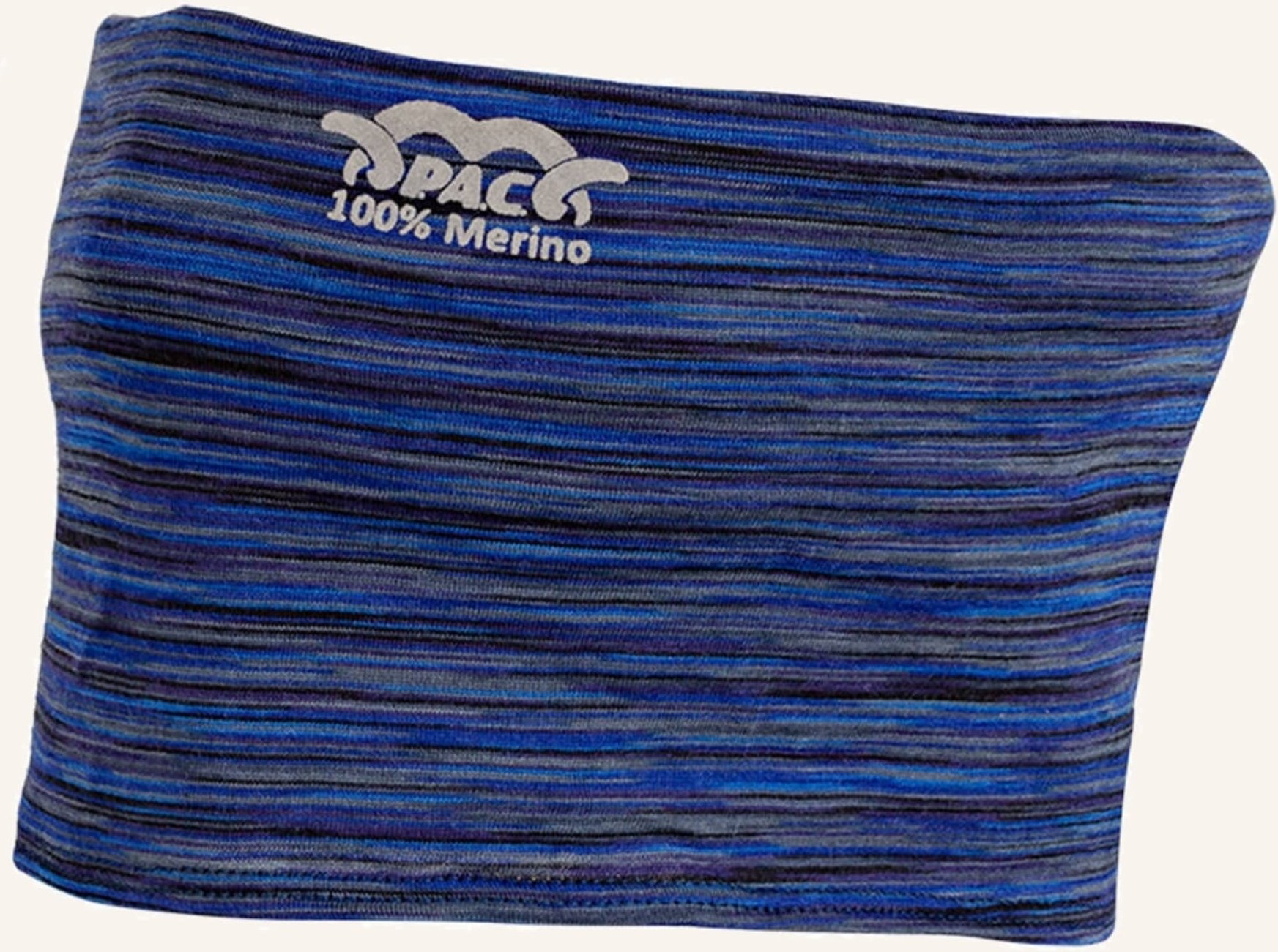 Thumbnail - P.A.C. Multifunktionstuch Aus Merinowolle blau