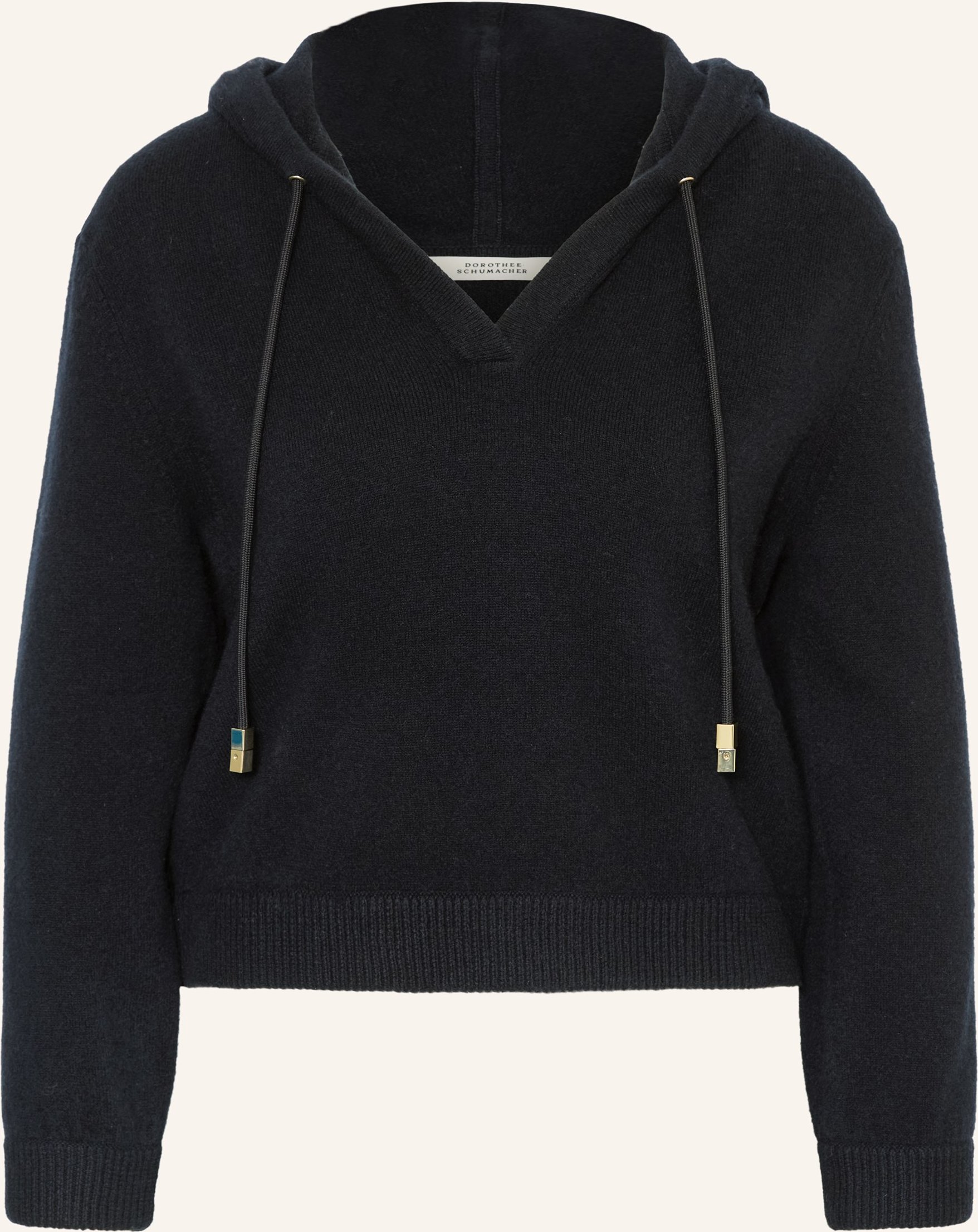 Dorothee Schumacher Hoodie Modern Statements Mit Cashmere blau
