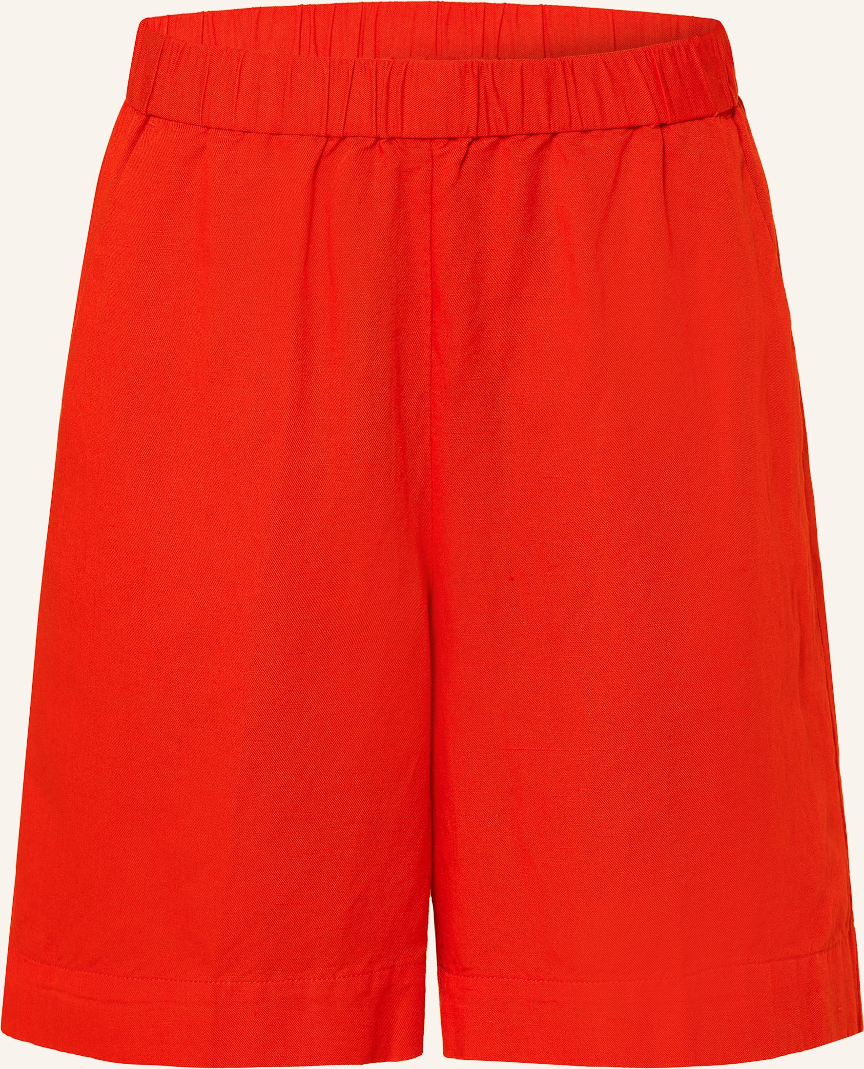 Gant Shorts Mit Leinen rot