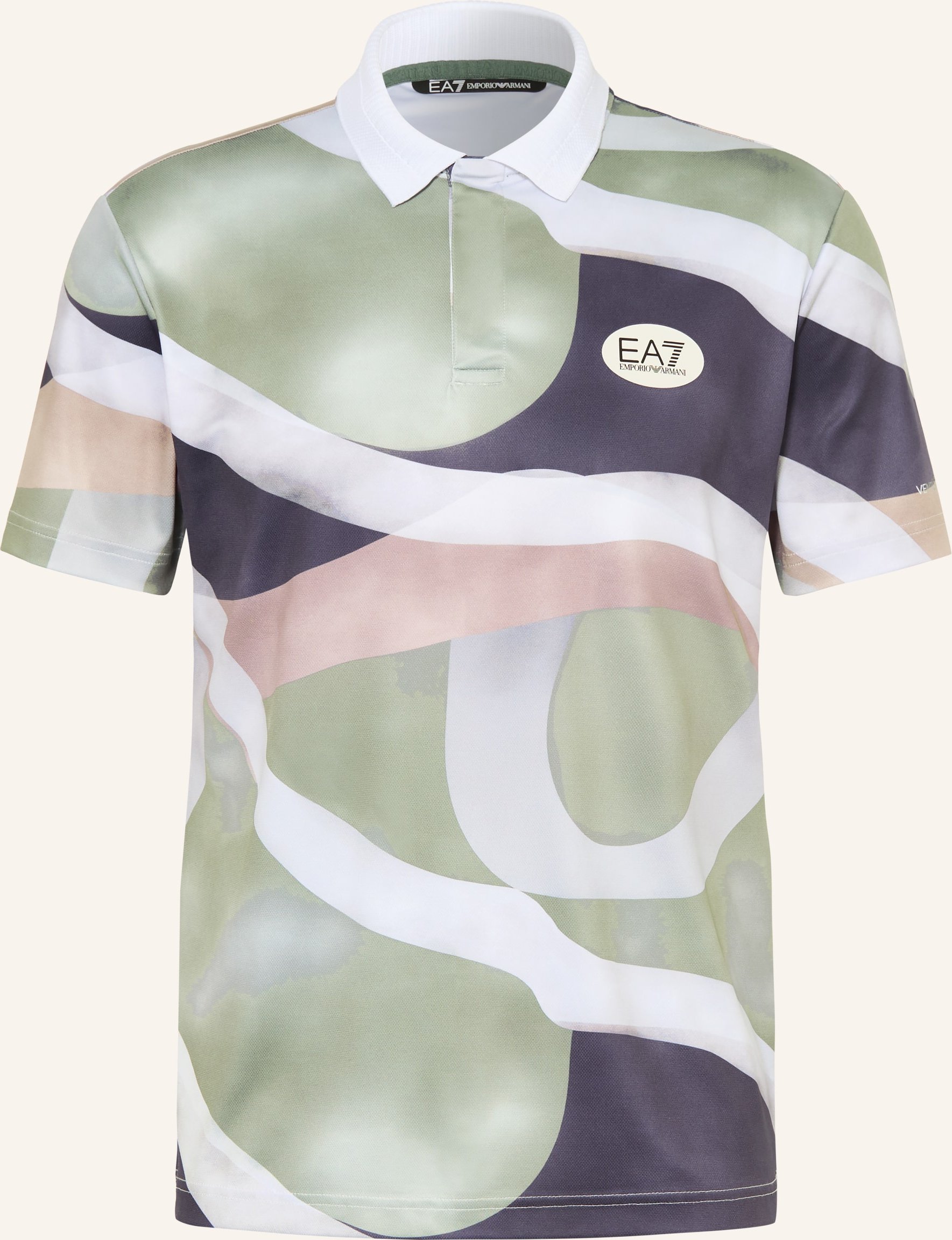 ea7 Emporio Armani Funktions-Poloshirt Tennis Pro gruen