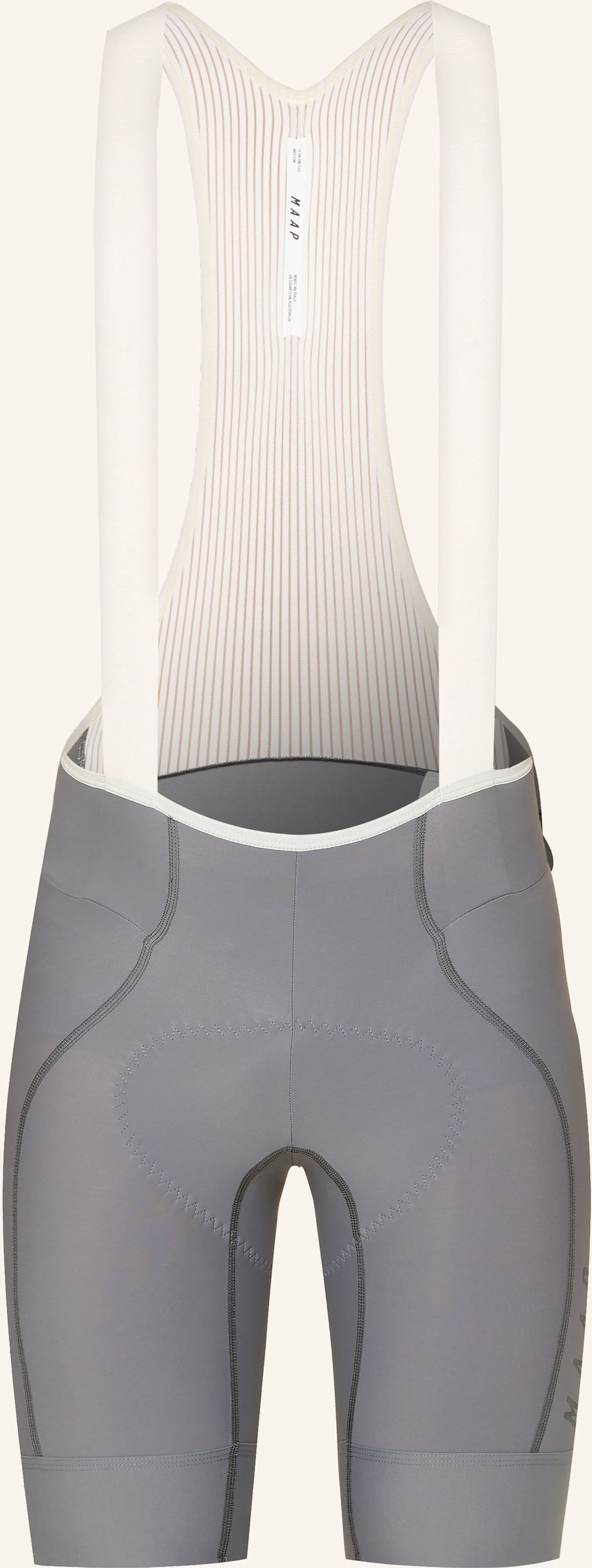 Maap Radhose Team Bib Evo Mit Trägern Und Gepolstertem Einsatz grau