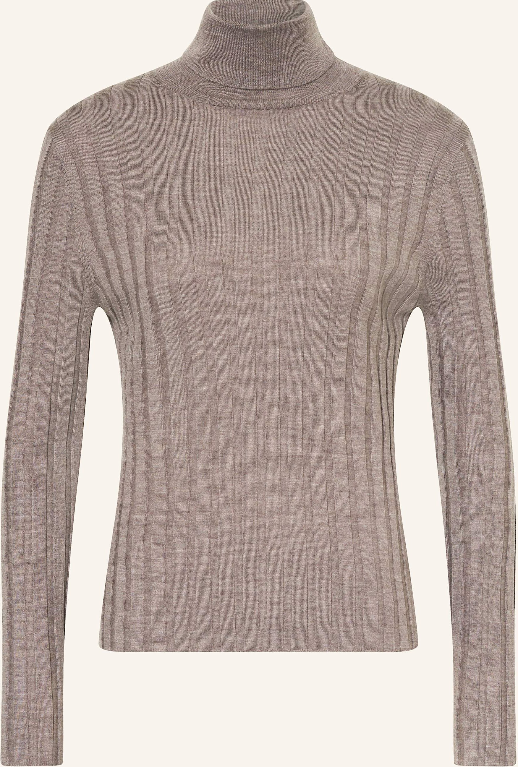 Allude Rollkragenpullover beige