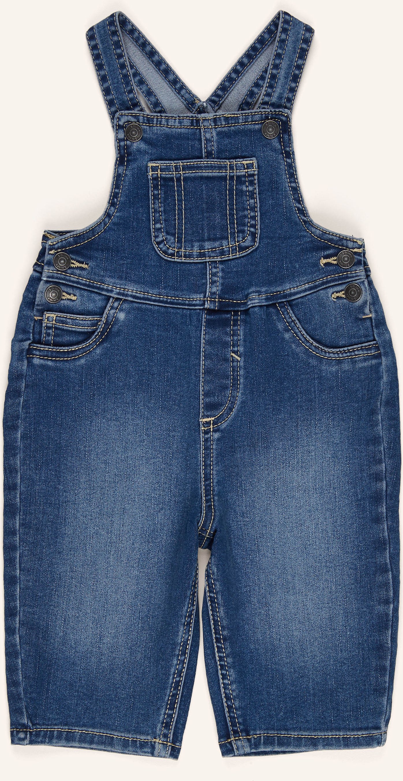 S.Oliver Red Jeans-Latzhose blau