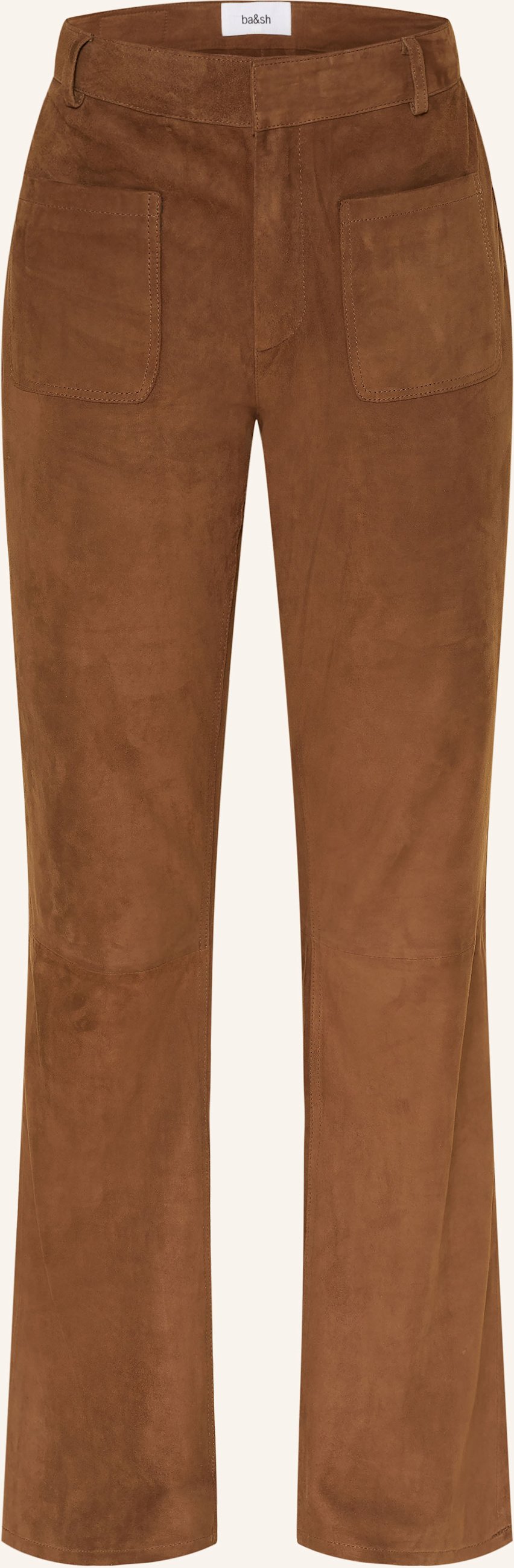 Thumbnail - Ba&Sh Lederhose Mossi braun