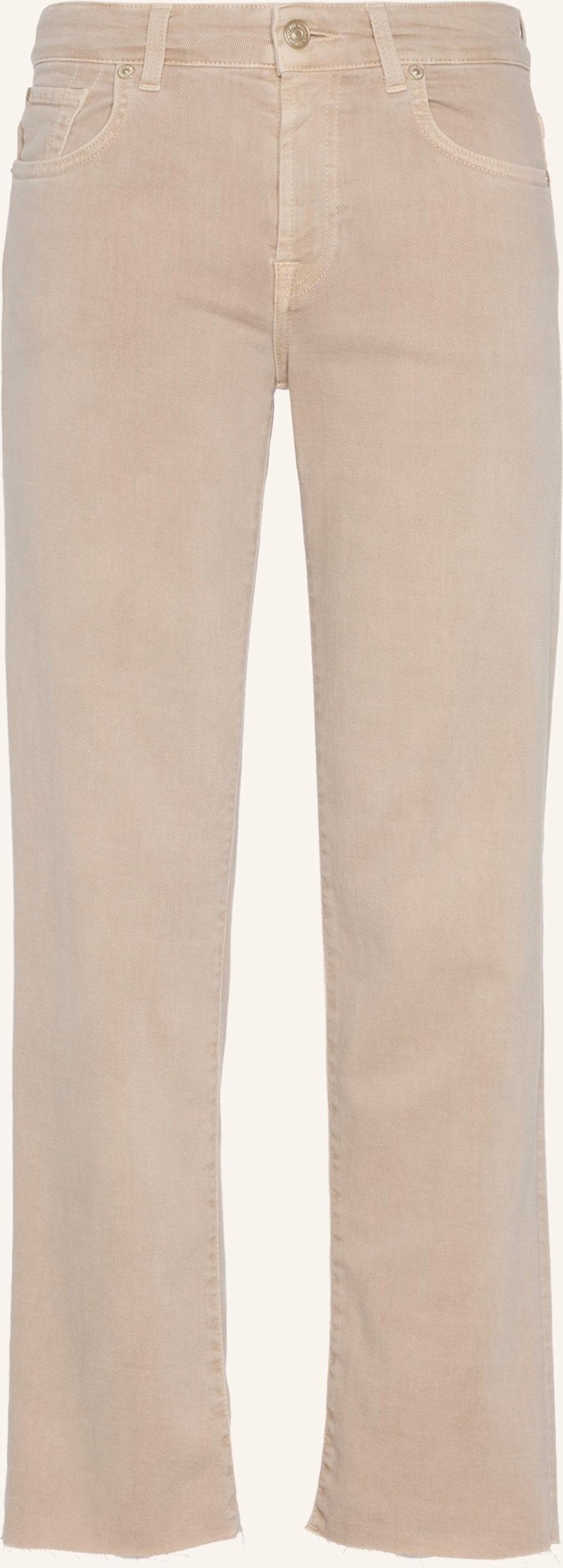 7 For All Mankind Straight Jeans Calie Straight Ankle beige