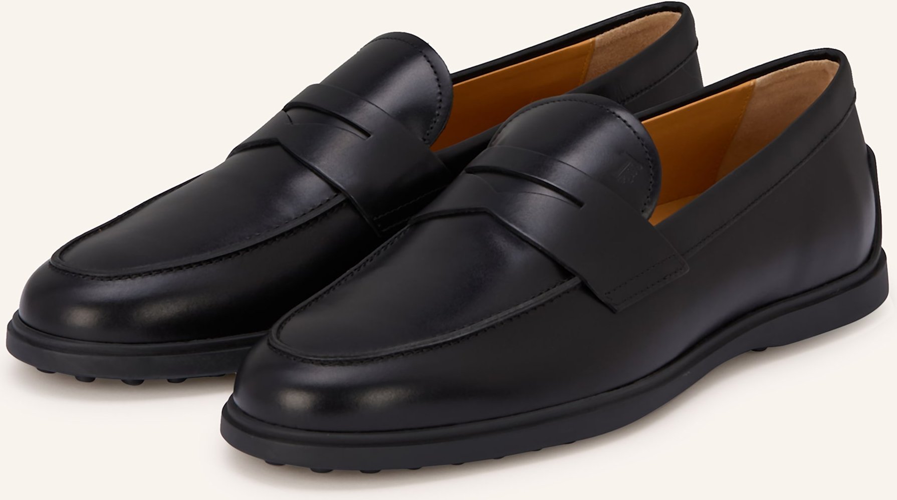 Tod's Penny-Loafer Gomma schwarz