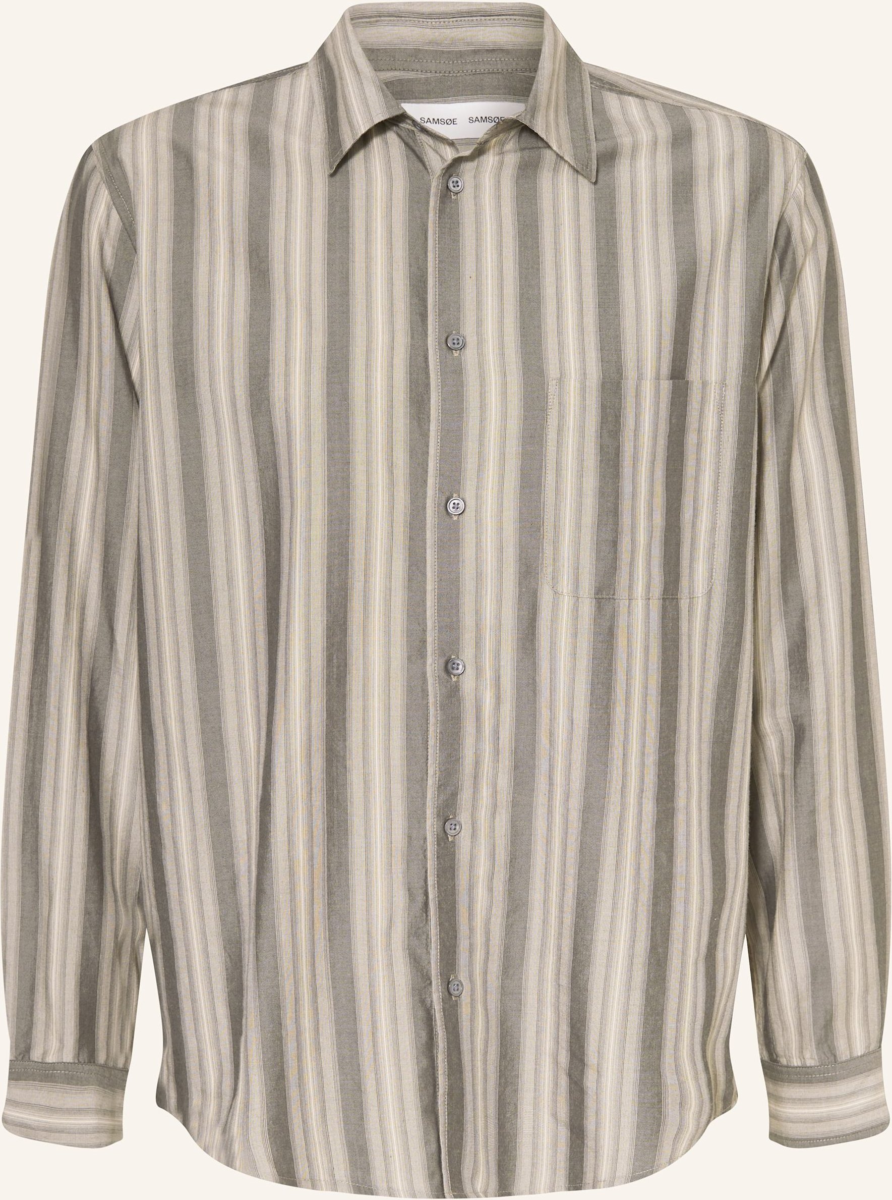 Samsøe Samsøe Hemd Saryan J Regular Fit grau