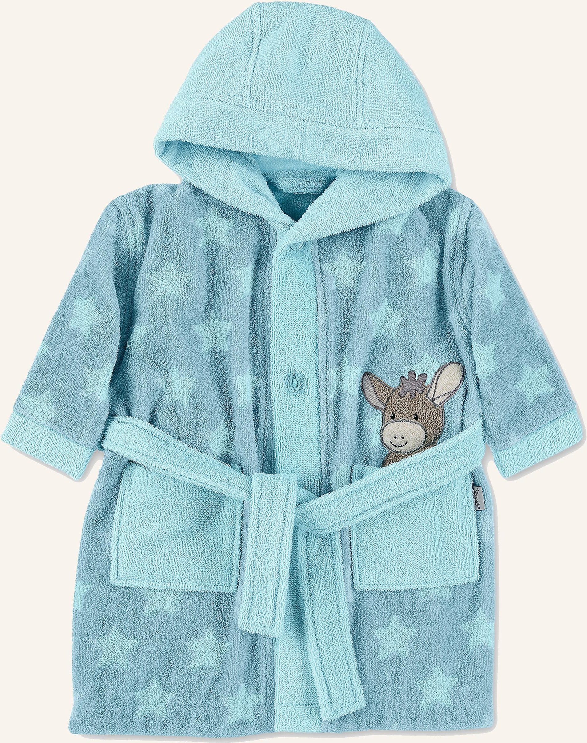 Sterntaler Bademantel Emmi blau