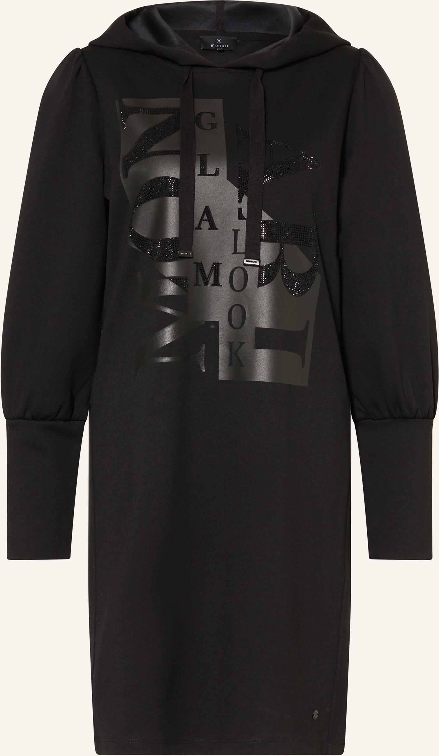 Monari Sweatkleid schwarz