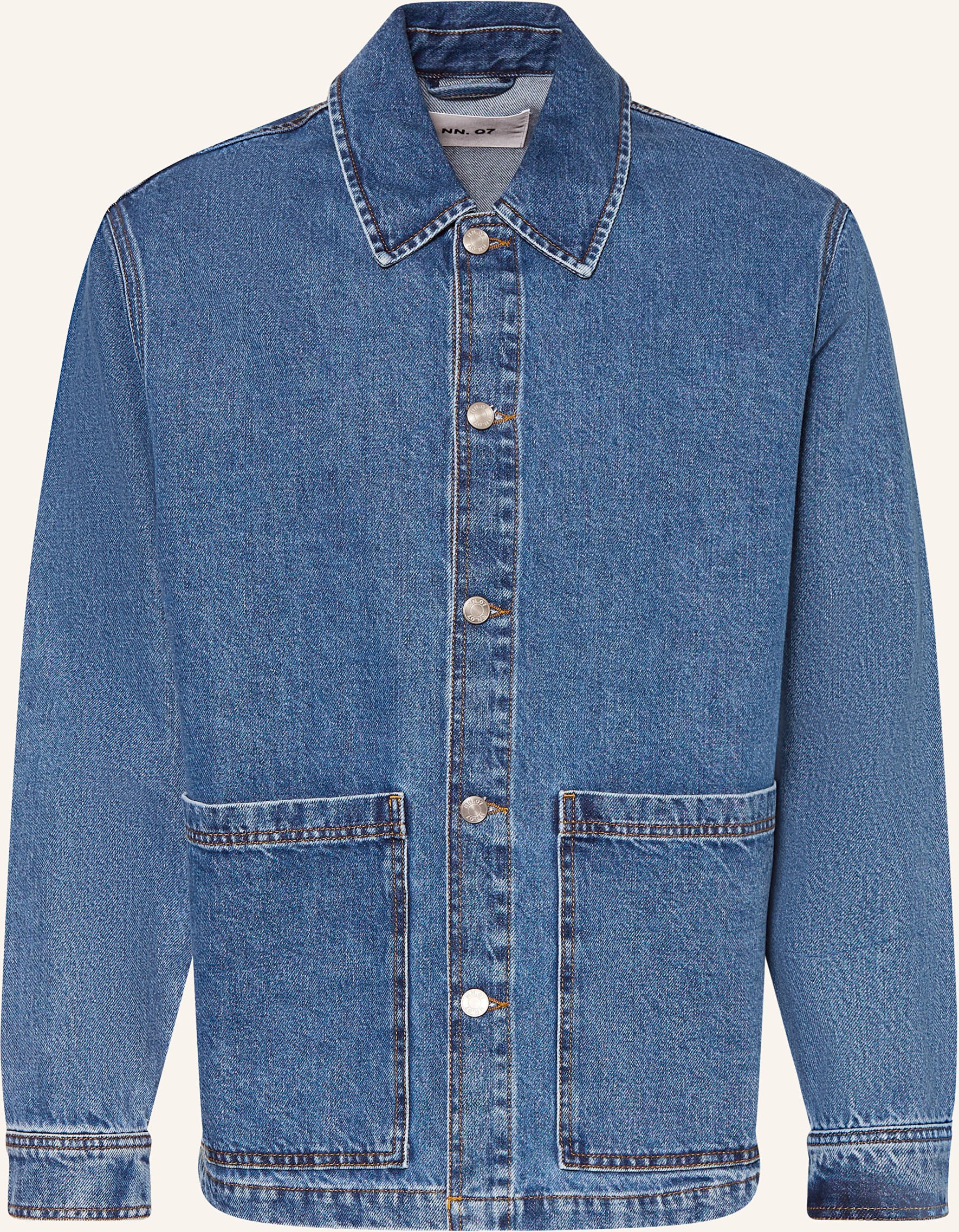 Nn.07 Jeans-Overjacket Blaze 1882 blau