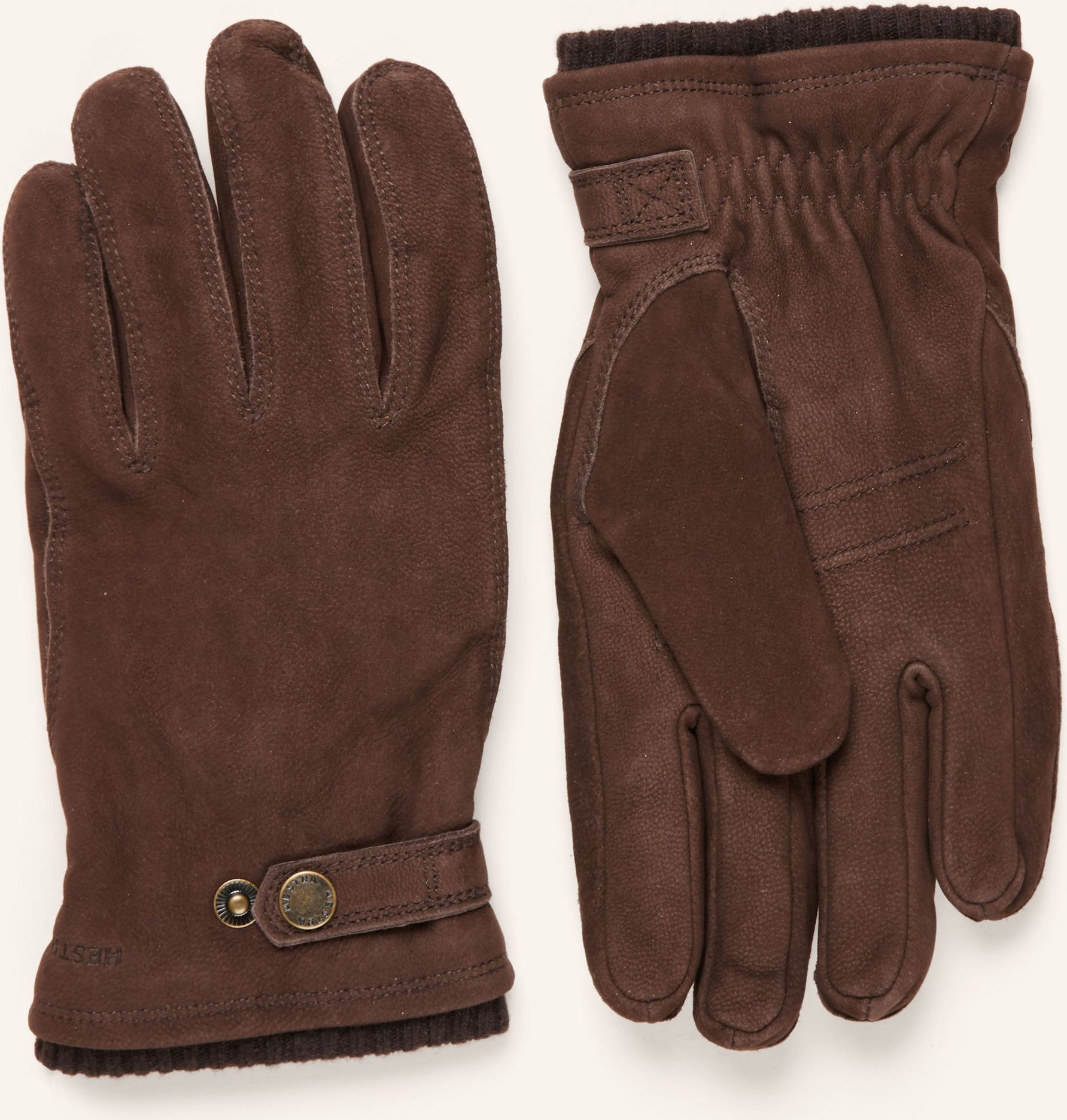 Hestra Lederhandschuhe Bergvik braun