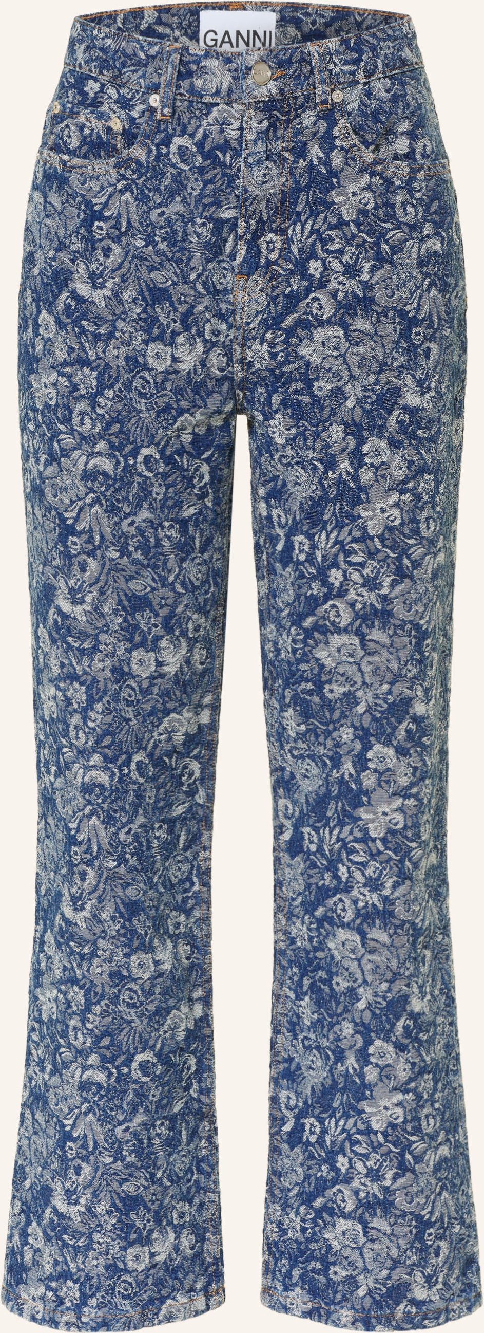 Ganni Bootcut Jeans Betzy blau