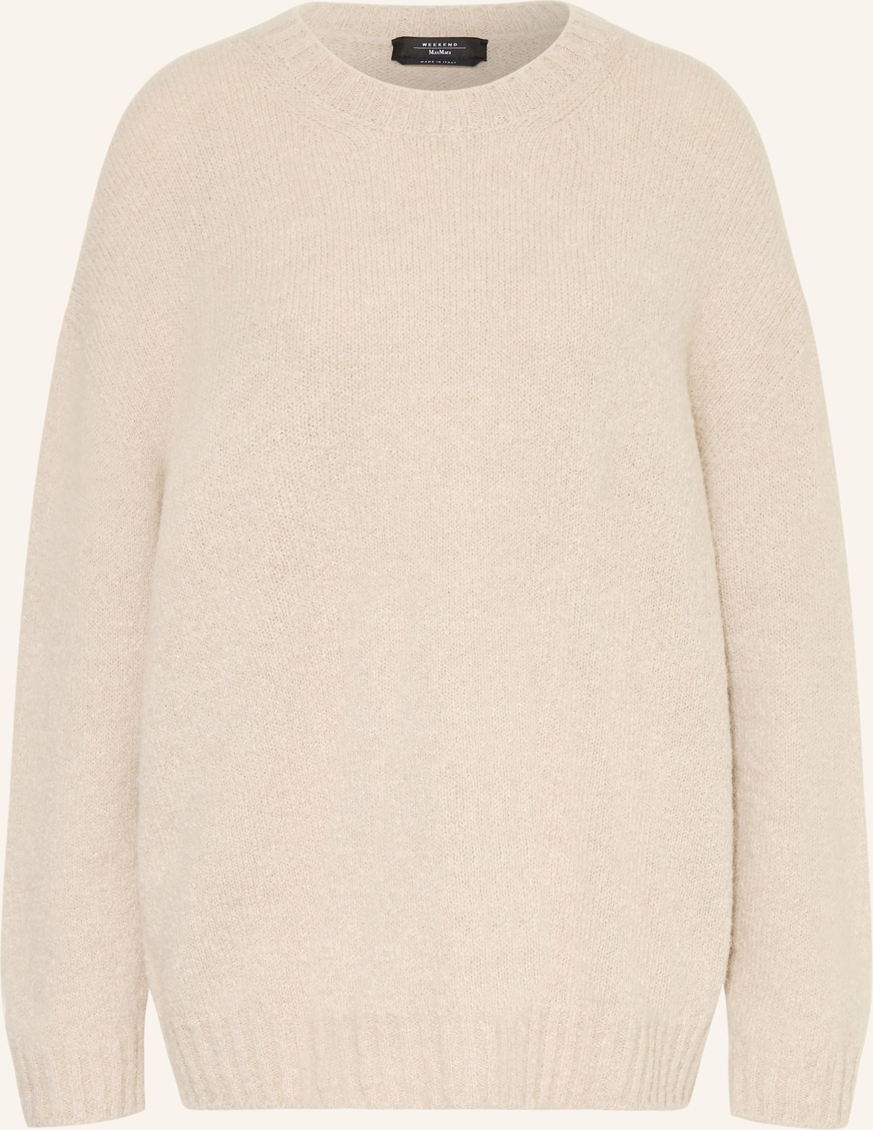 Weekend Max Mara Pullover Pesco Mit Alpaka beige