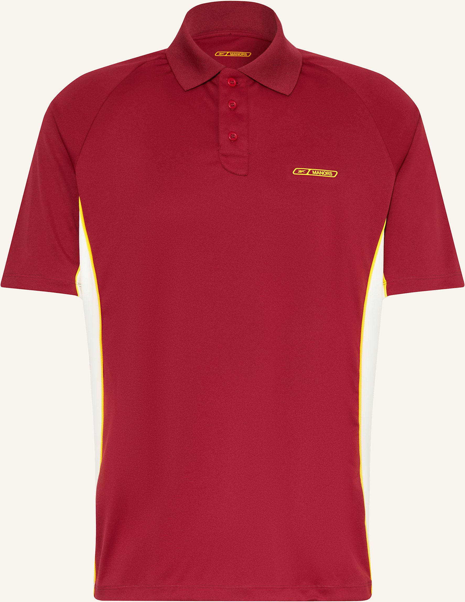 Manors Funktions-Poloshirt rot