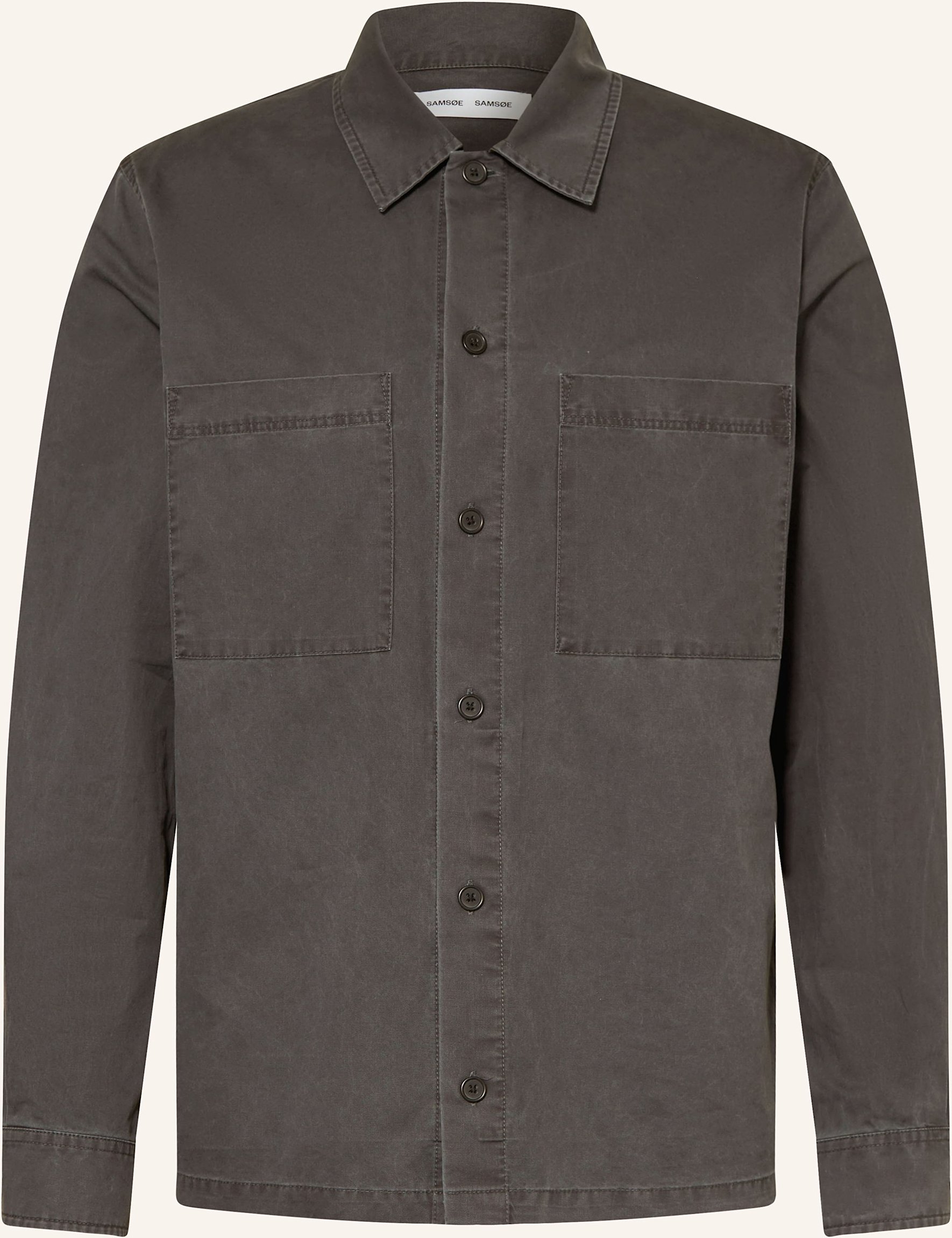 Samsøe Samsøe Overshirt Sataka grau