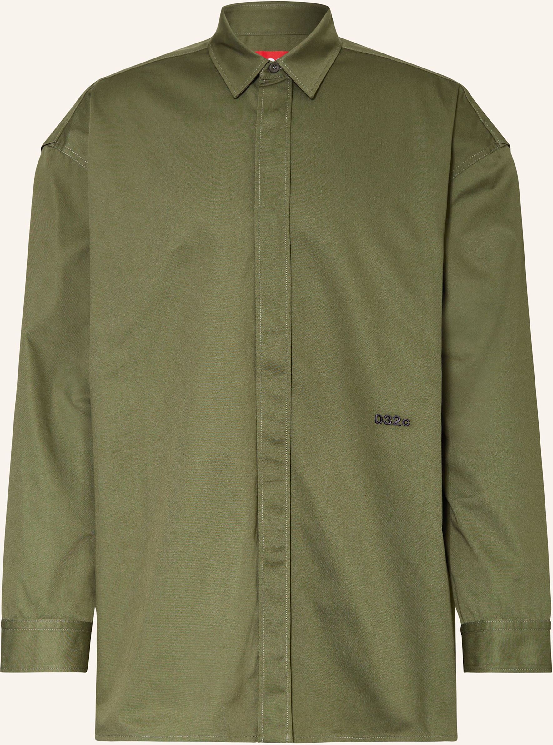 032c Oversized-Hemd Comfort Fit gruen