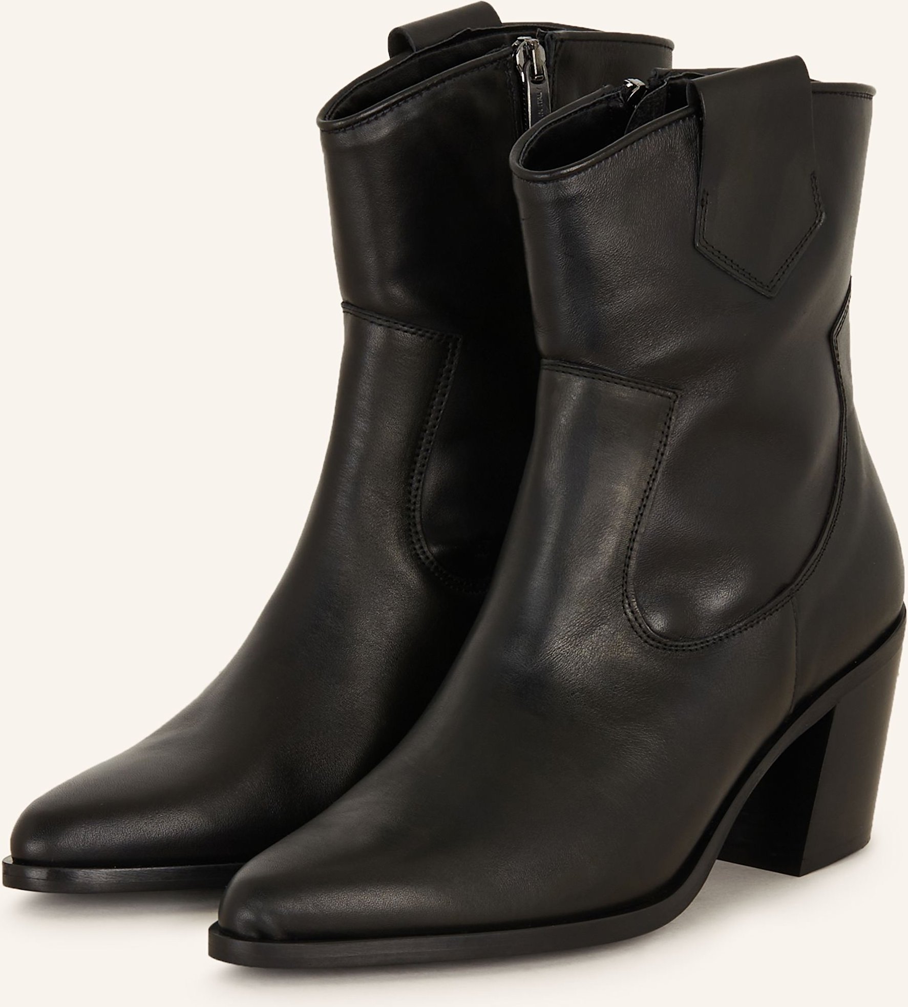 Darling Harbour Cowboy Boots schwarz