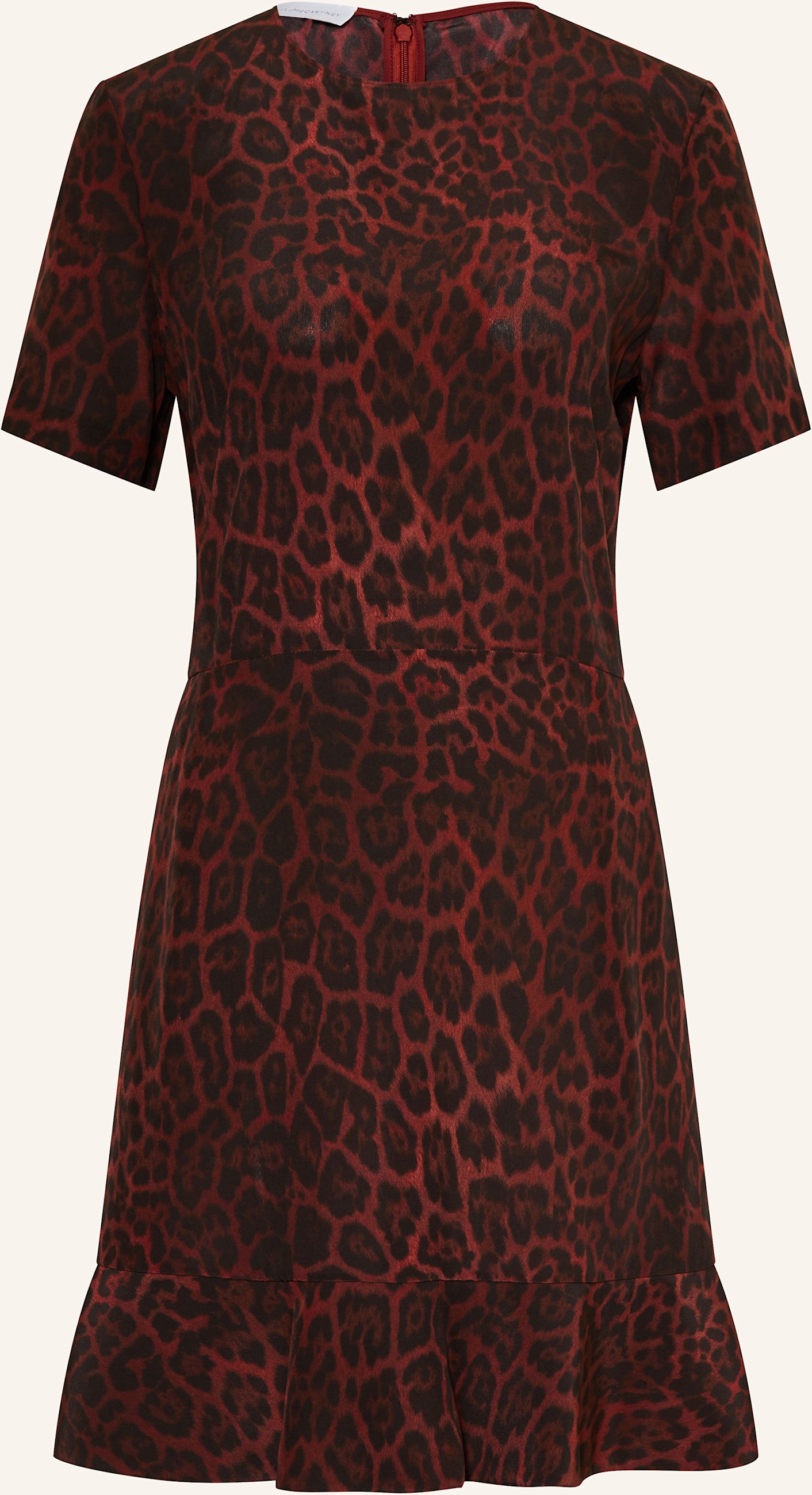 Thumbnail - Stella Mccartney Seidenkleid rot
