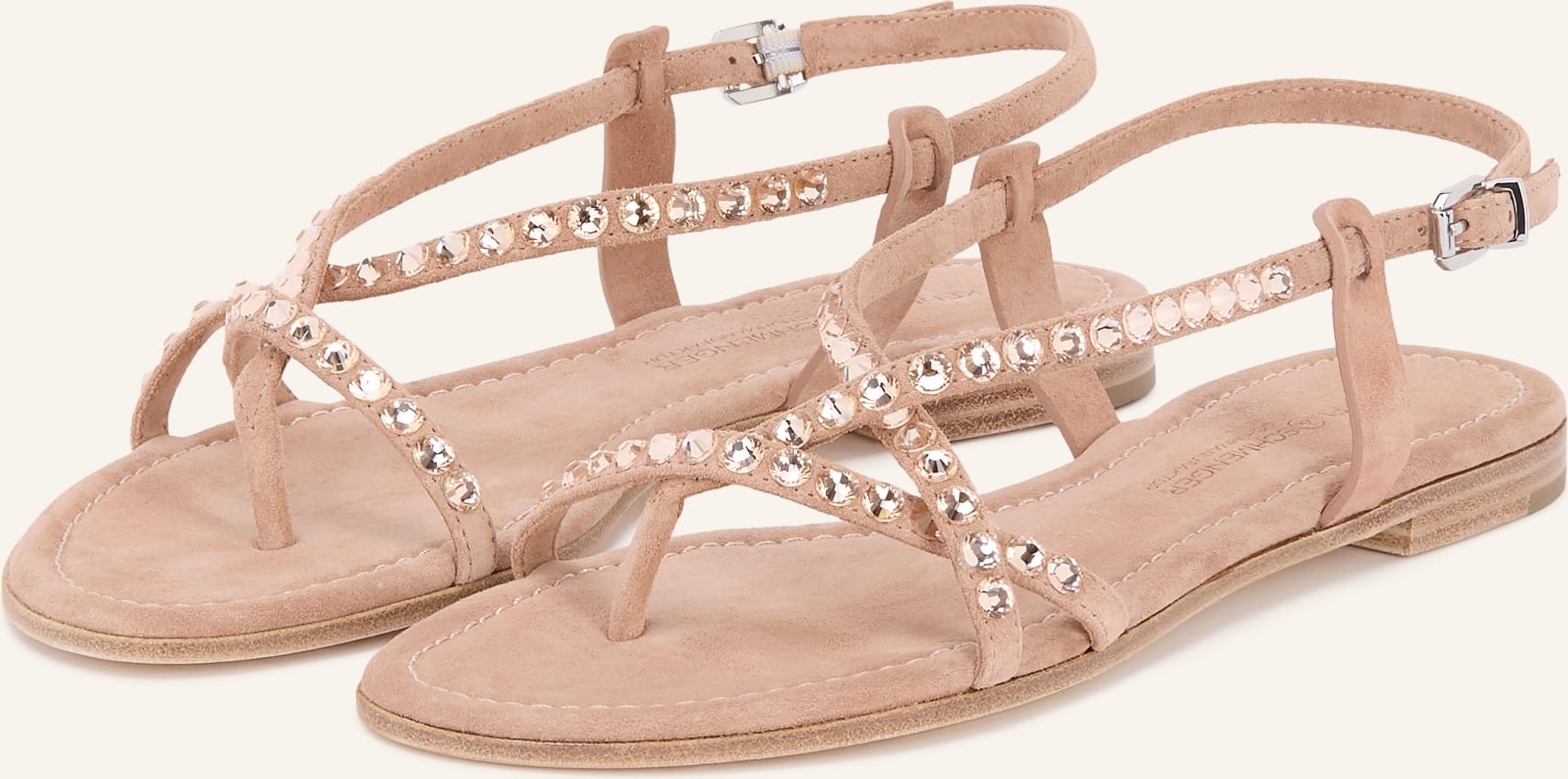 Kennel & Schmenger Zehentrenner Elle Mit Schmucksteinen rosa