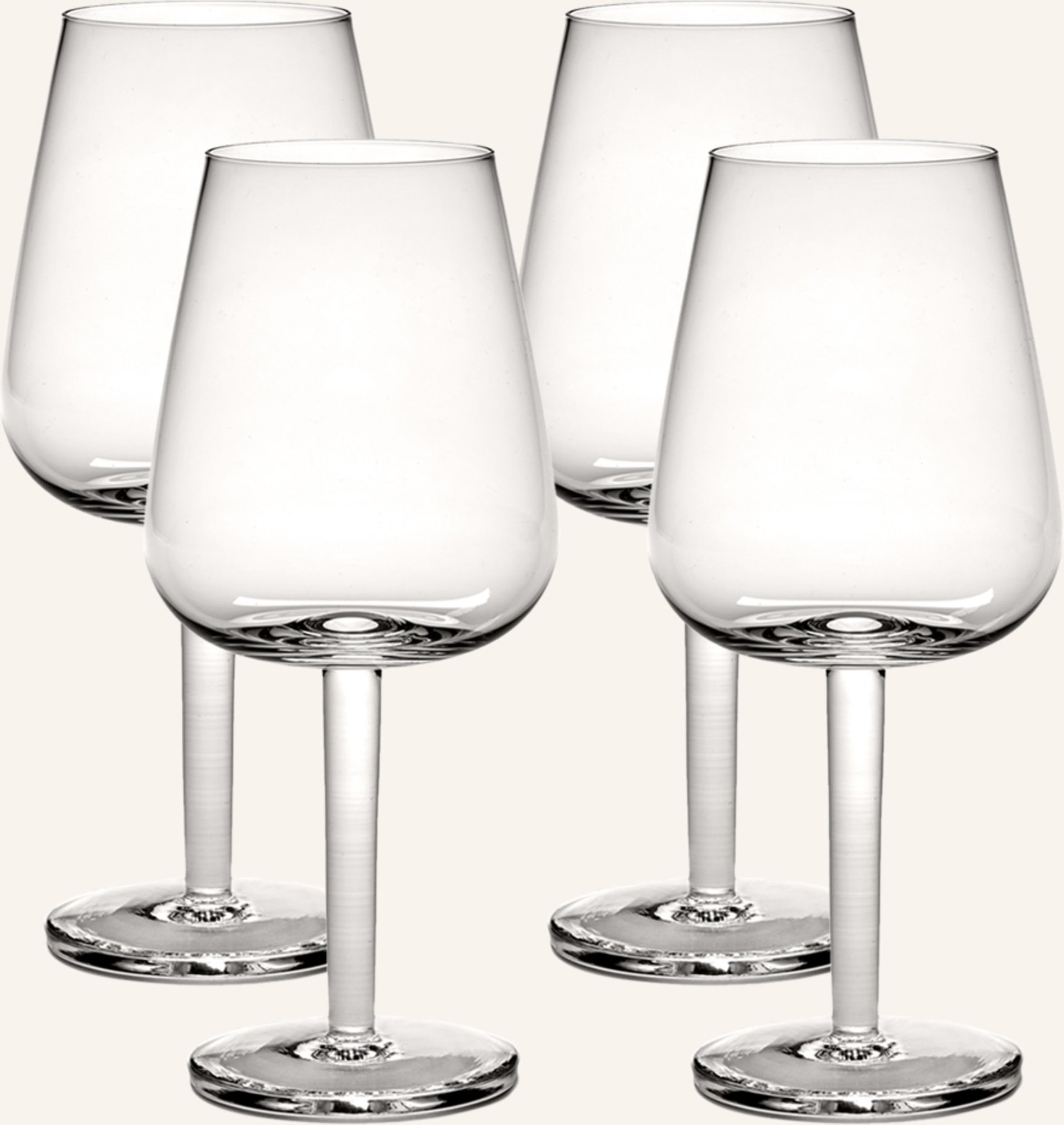 Serax 4er-Set Weingläser Base transparent