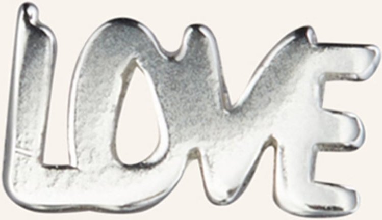 Lulu Copenhagen Ohrstecker Word Love Aus 925er Sterlingsilber silber