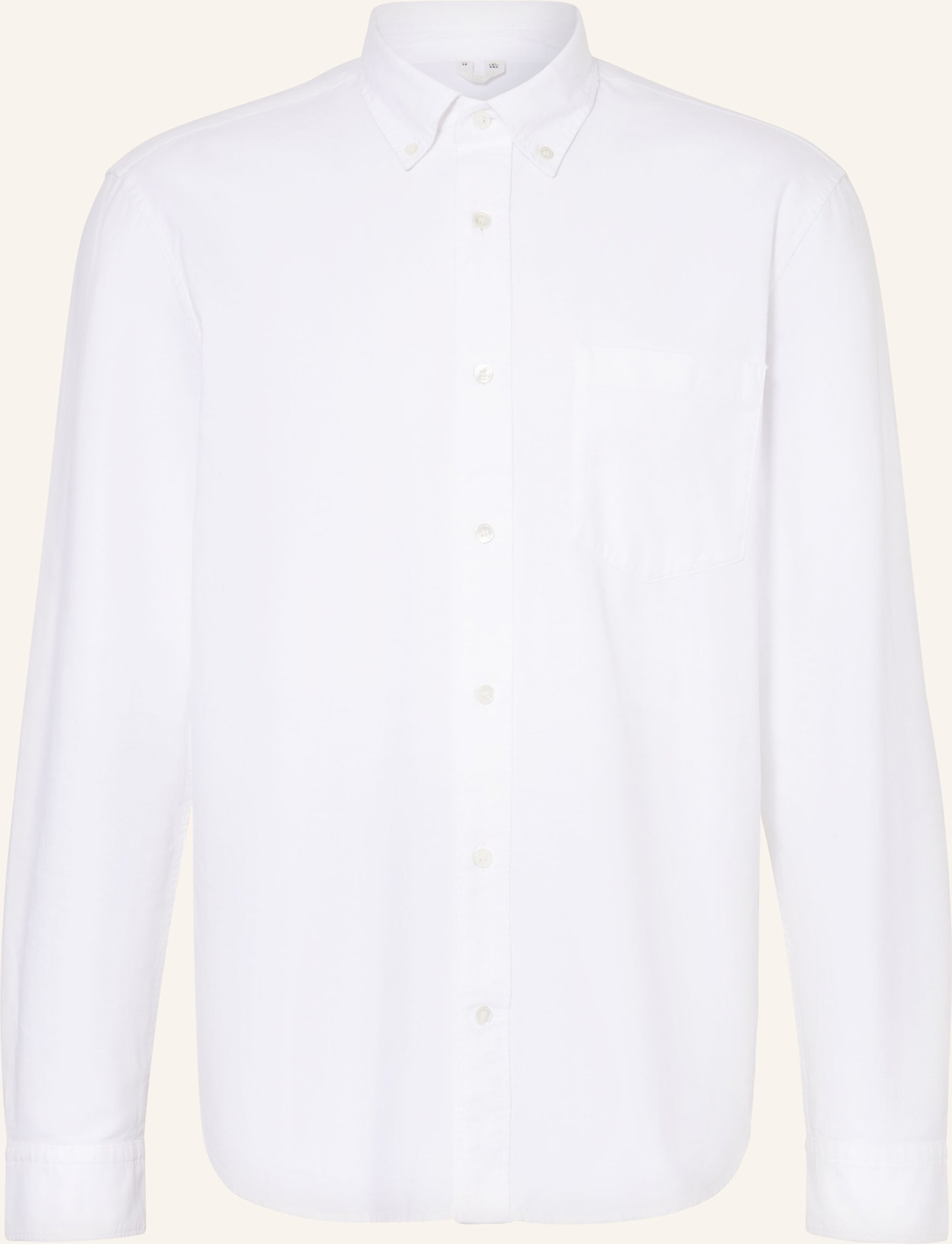 Arket Oxfordhemd Regular Fit weiss