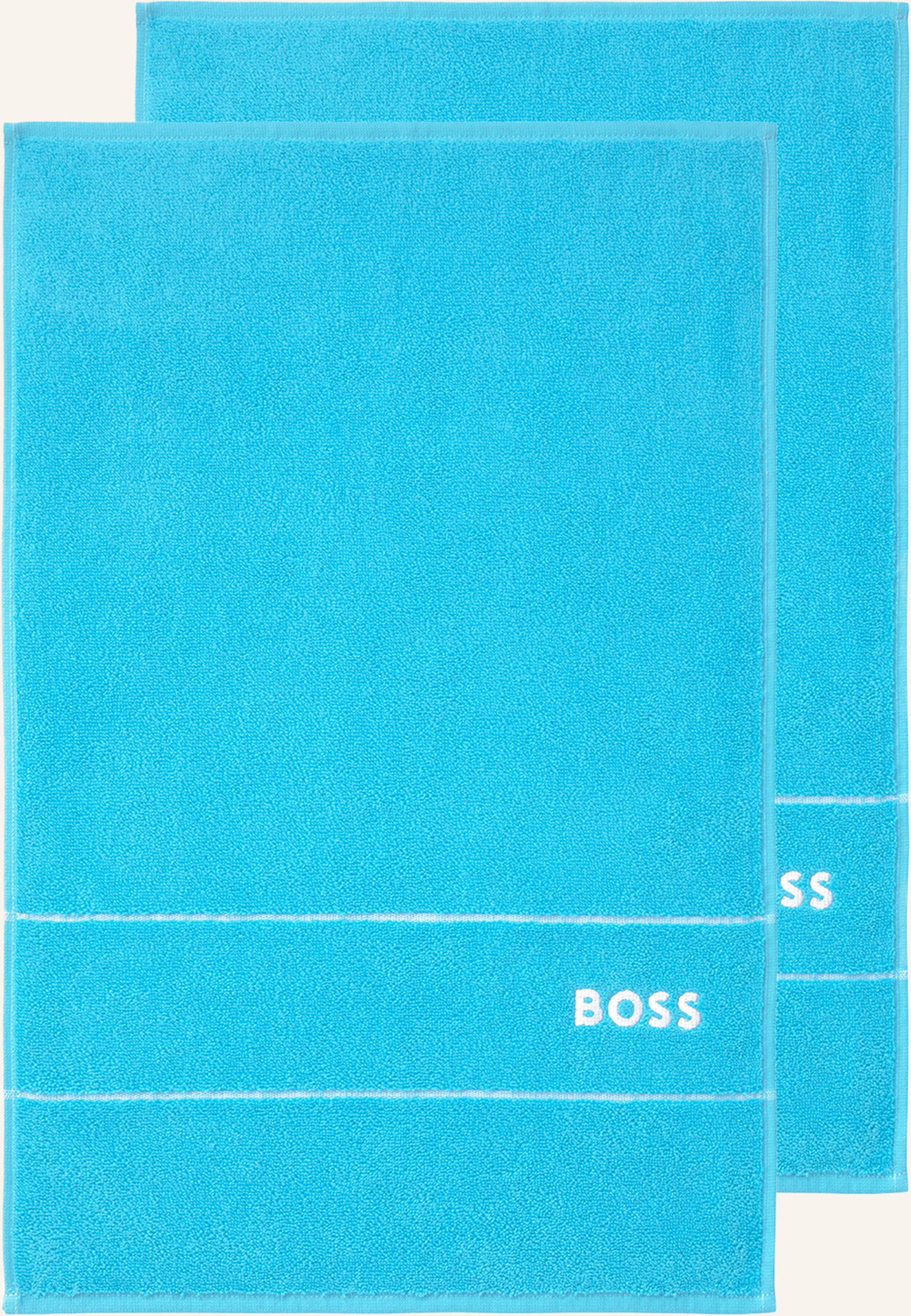 Boss Gästetuch 2er Set Plain blau