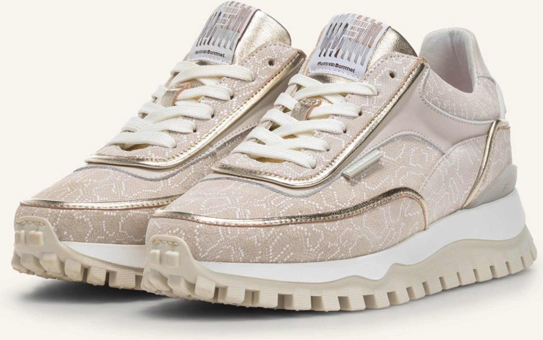 Floris Van Bommel Sneaker Grommi 02 beige