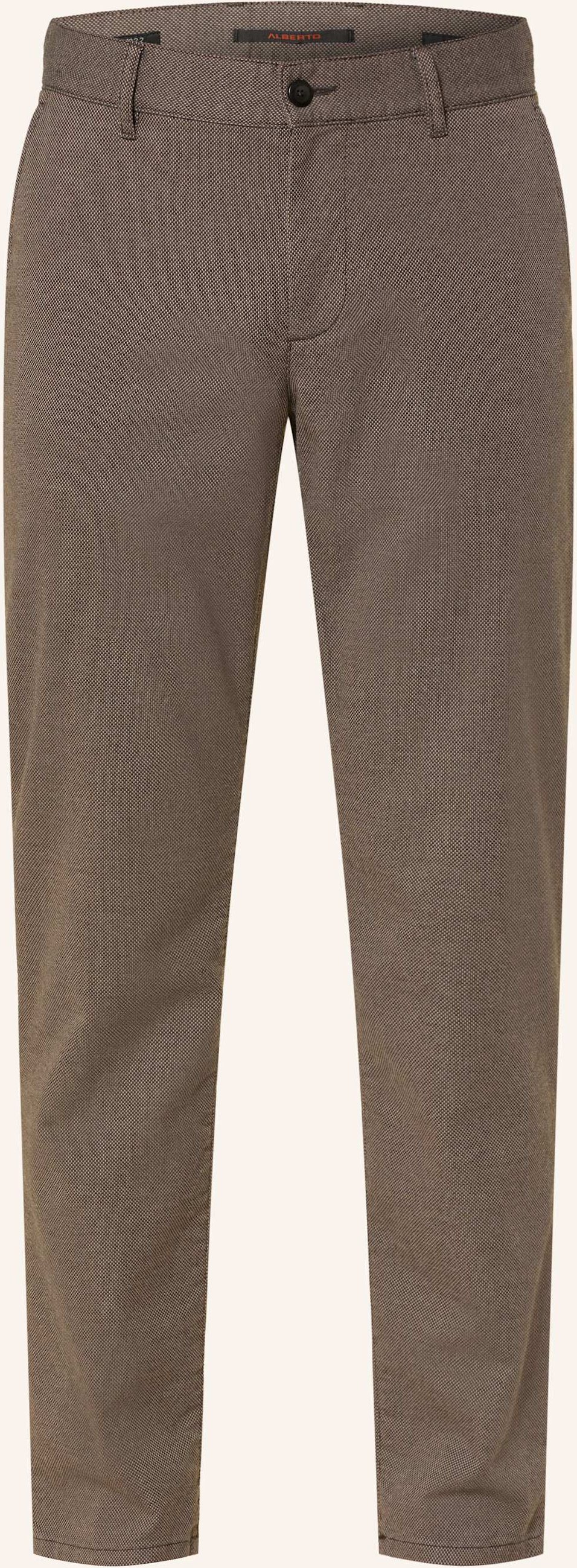 Alberto Chino Lou-New Wool Look Regular Fit braun