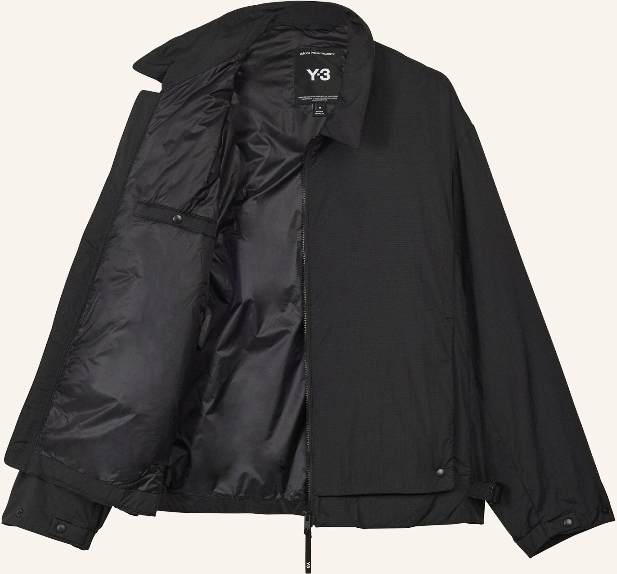 Y-3 Y-3 Gepolsterte Liner Jacke schwarz