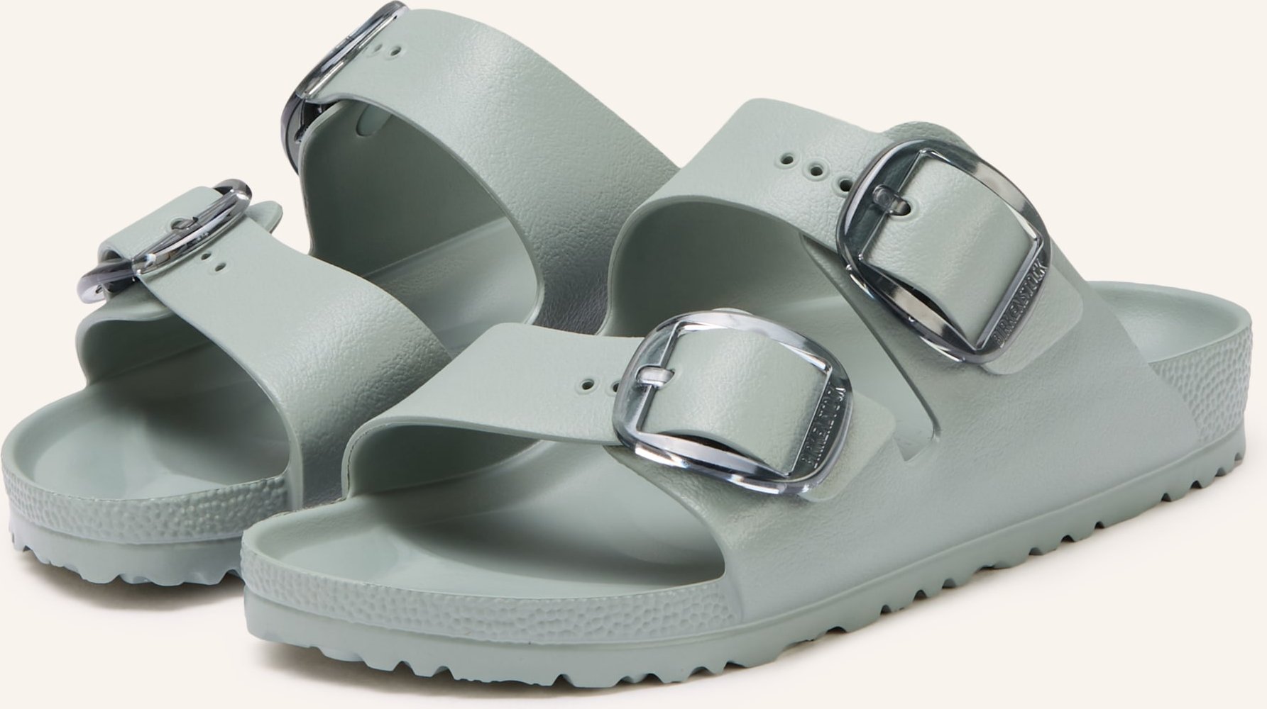 Birkenstock Pantoletten Arizona Big Buckle Eva blau
