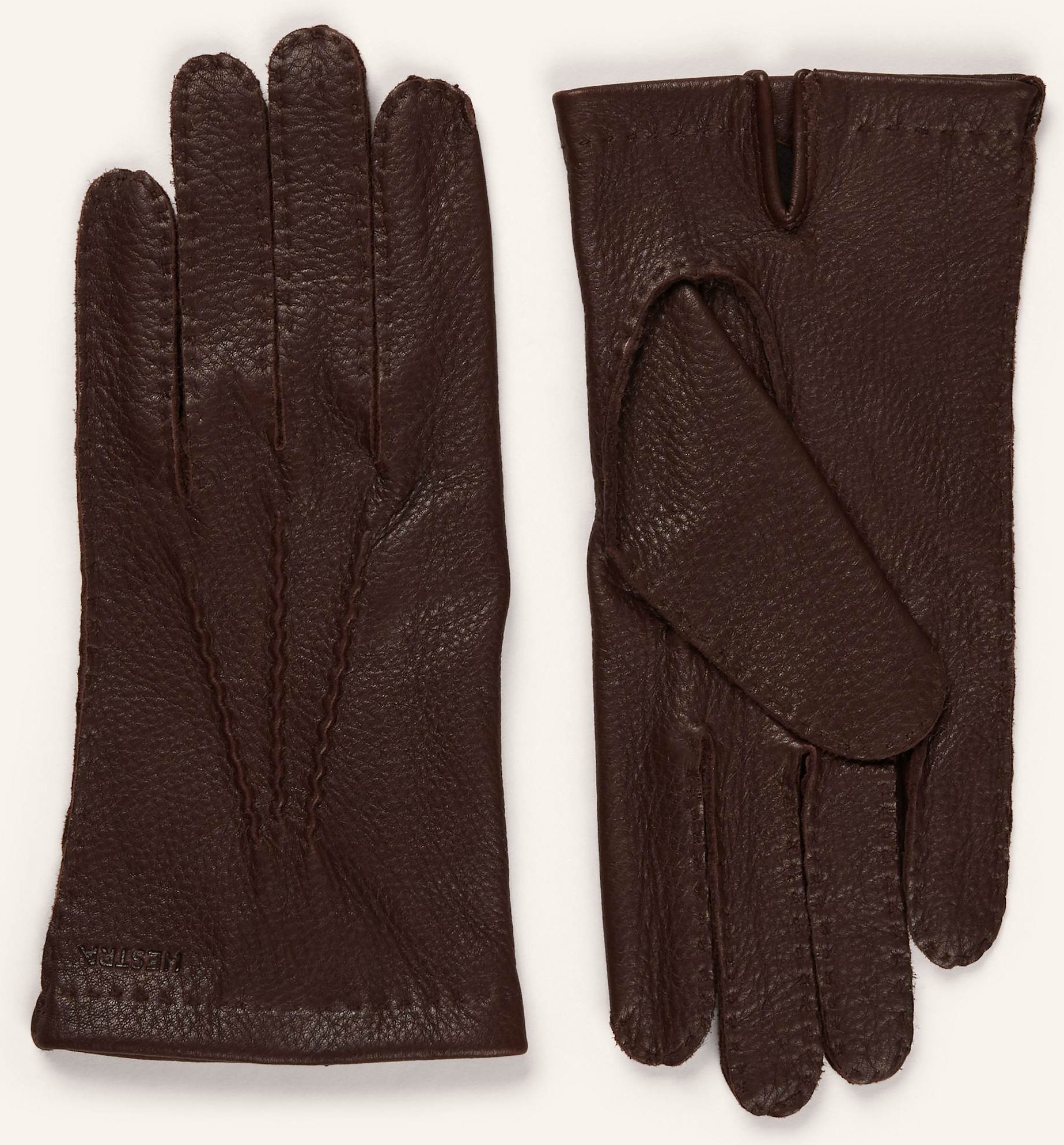 Hestra Lederhandschuhe Henry braun