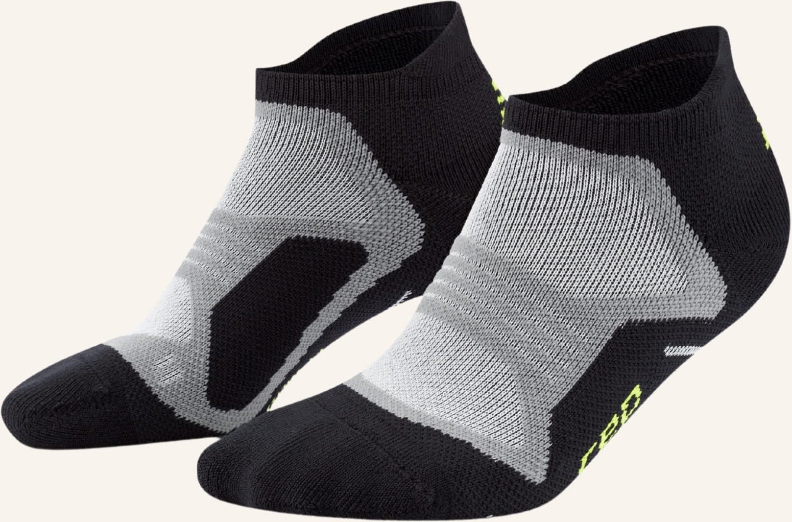Thumbnail - Cep Run Cushion Socks No Show schwarz