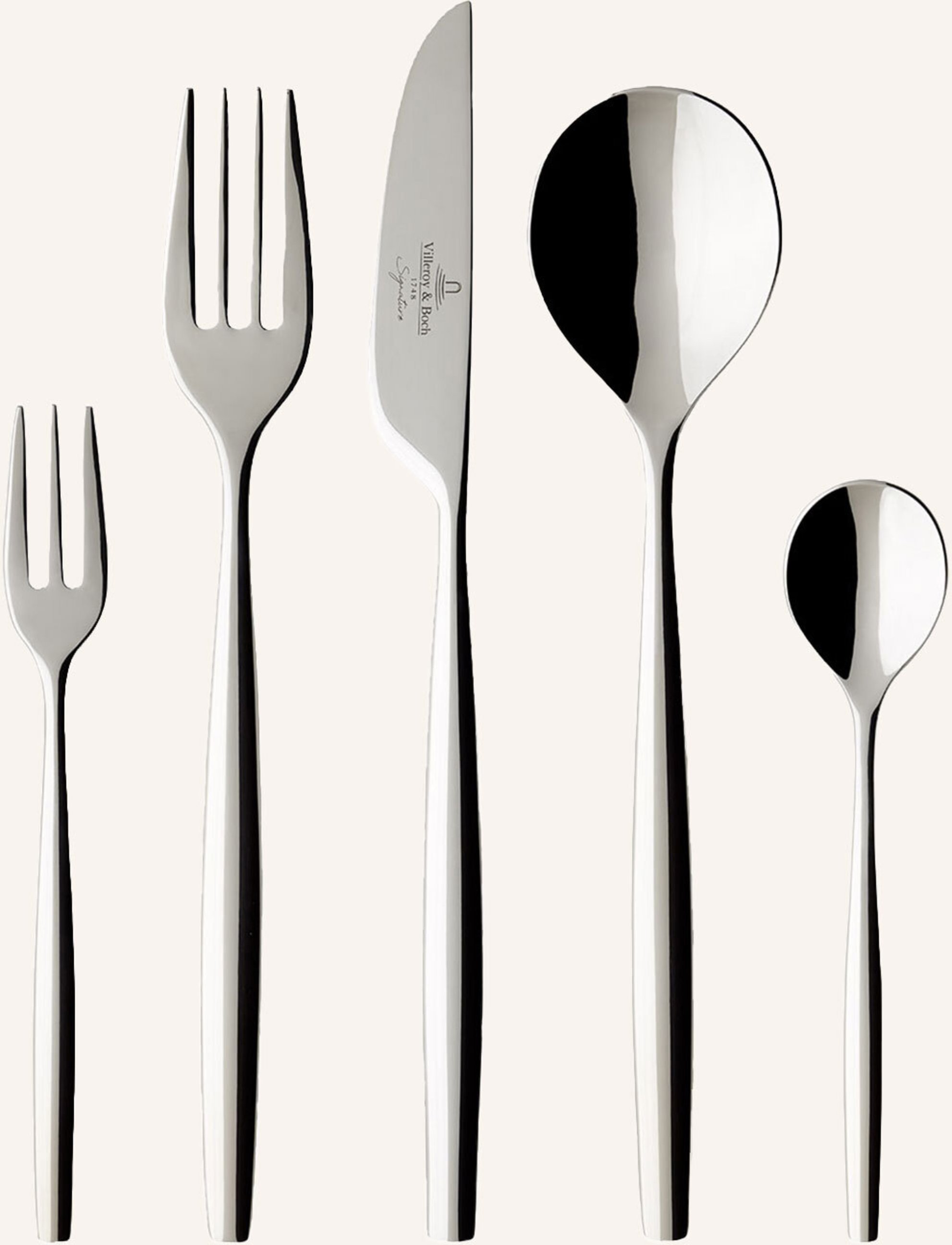 Villeroy & Boch Tafelbesteck 30tlg. Metrochic silber