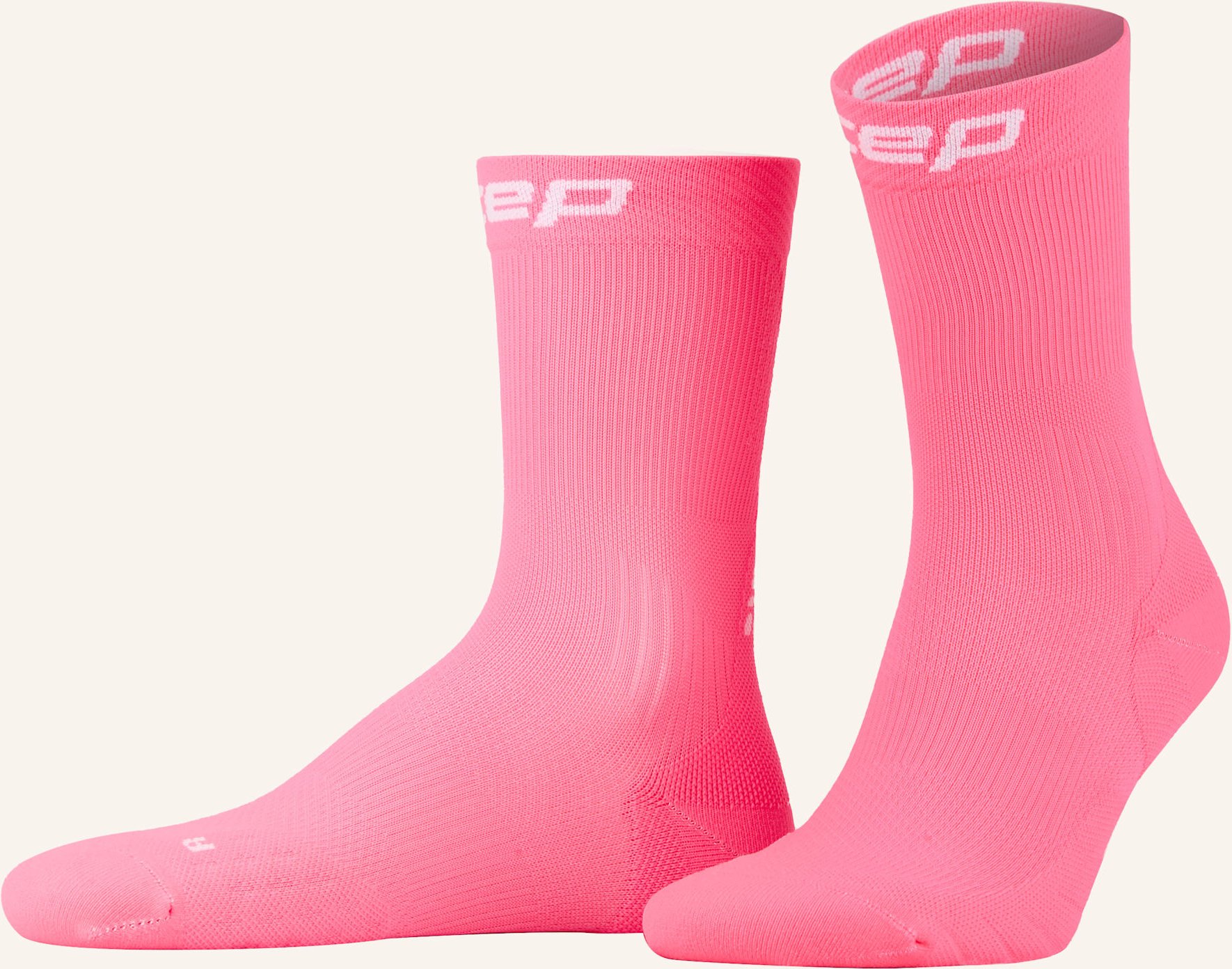 Cep Laufsocken Core Run Mid Cut pink