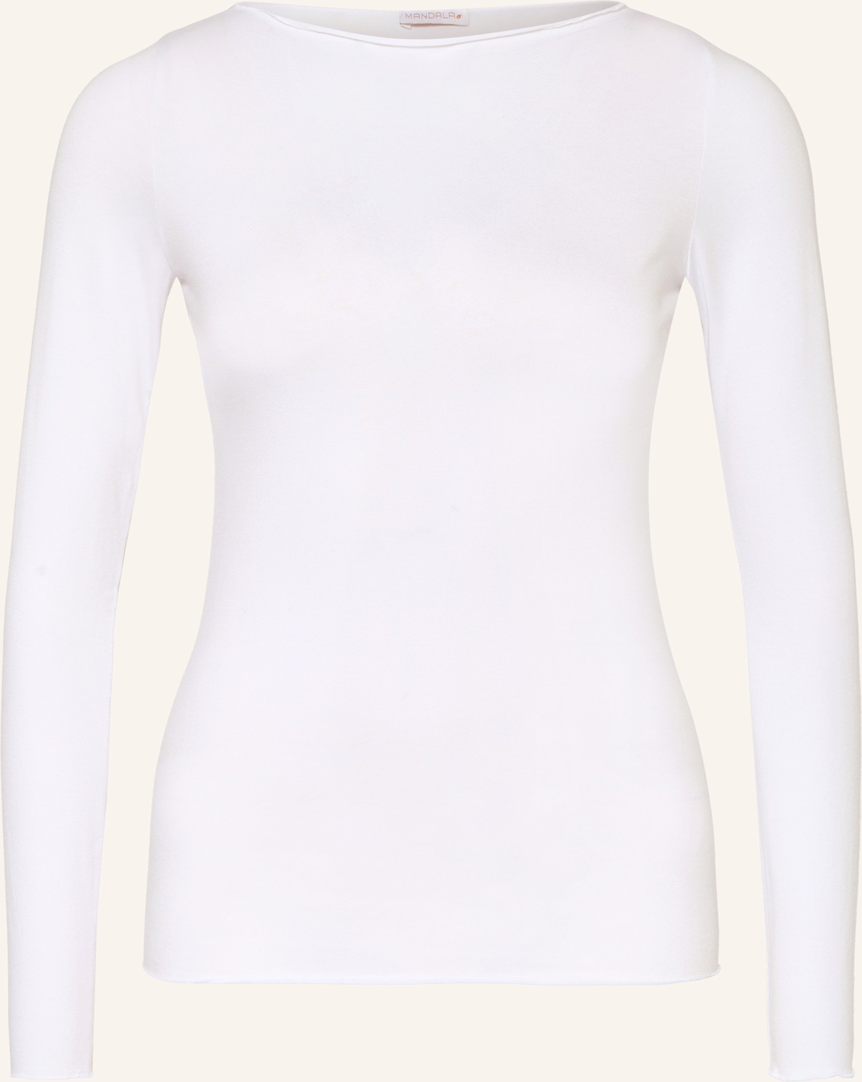 Mandala Longsleeve Basic weiss